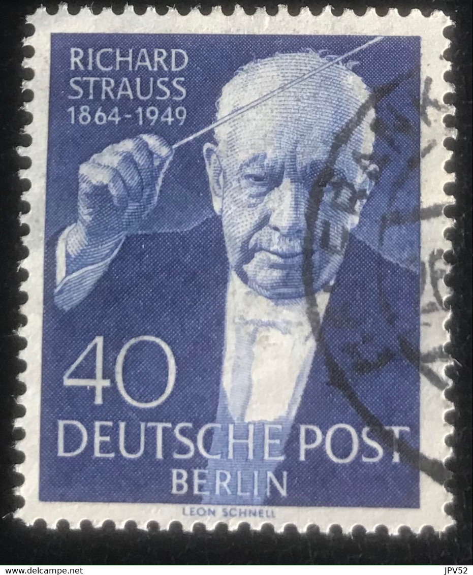 Deutsche Post - Berlin -  A1/32 - (°)used - 1954 - Michel 124 - Richard Strauss - Gebraucht