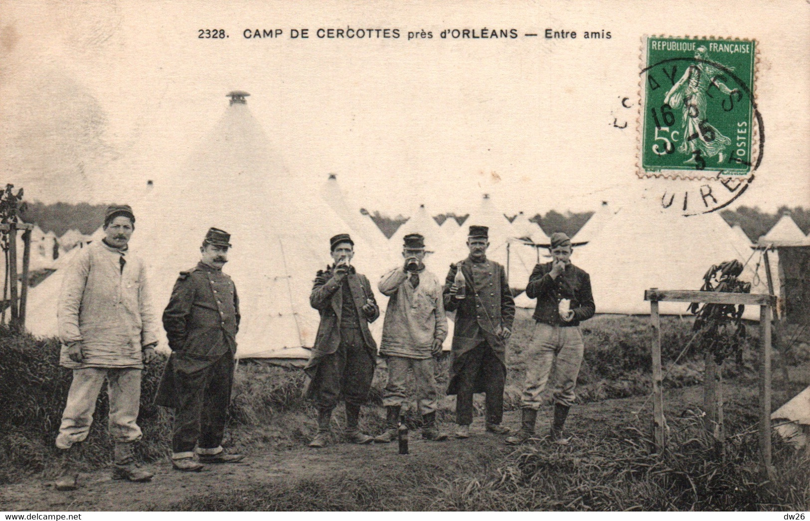 Casernement - Militaires Au Camp De Cercottes Près D'Orléans - Entre Amis - Carte N° 2328 - Casernes