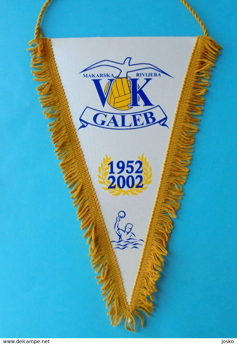 WATER-POLO CLUB GALEB (MAKARSKA) - Croatia Old Club Pennant * Waterpolo Wasserball Pallanuoto Wasser Polo Acuatico - Zwemmen