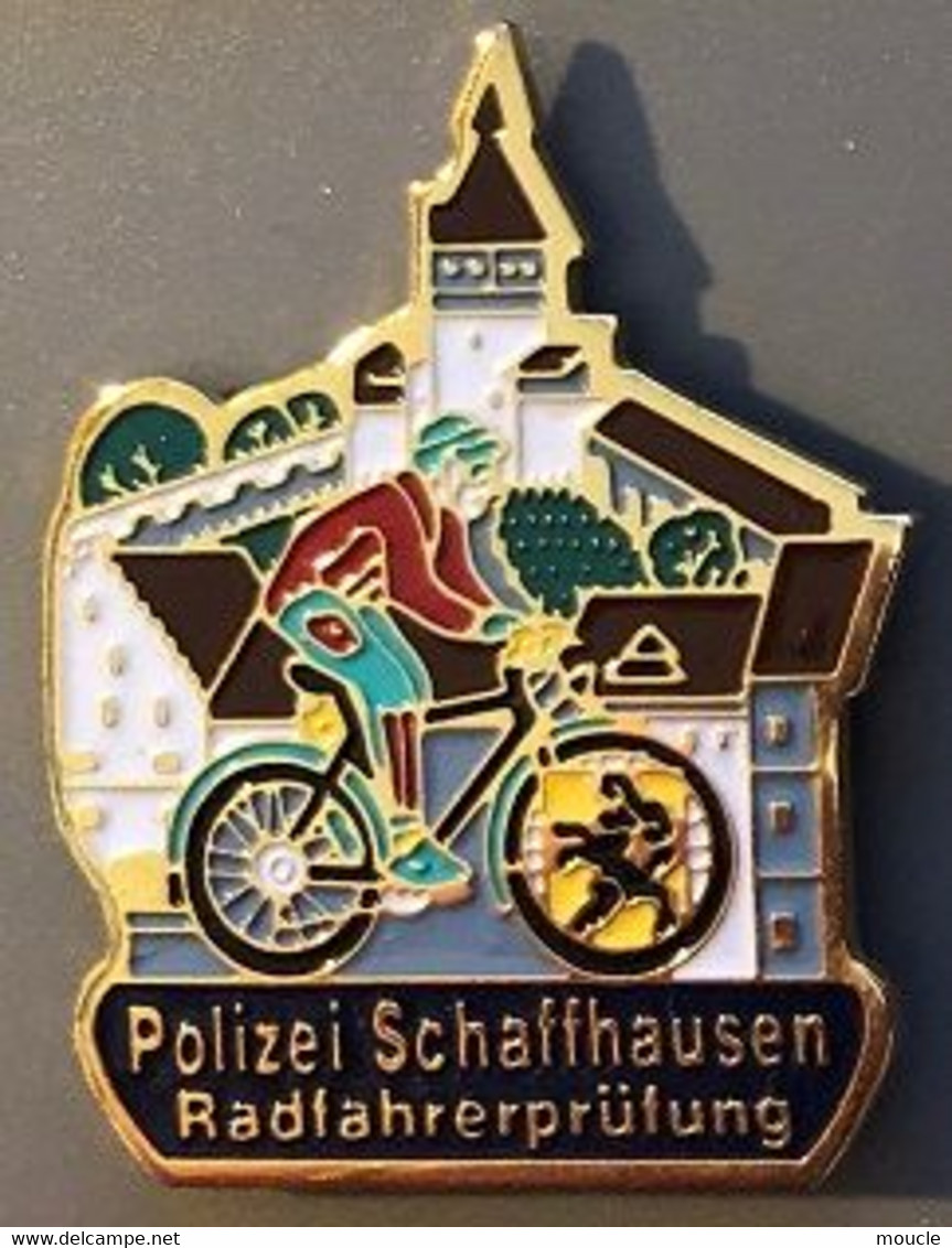 POLICE DE SCHAFFHOUSE - POLIZEI SCHAFFHAUSEN RADFAHRERPRÜFUNG - VELO - CYCLISTE - SUISSE - SCHWEIZ - SWITZERLAND - (26) - Polizei