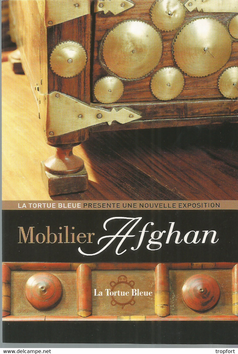 F85 Cpa / CARTE CPM Publicitaire PUB  Card Cart'com PUBLICITE Tortue BLEUE  MOBILIER AFGHAN Afghanistan - Afghanistan