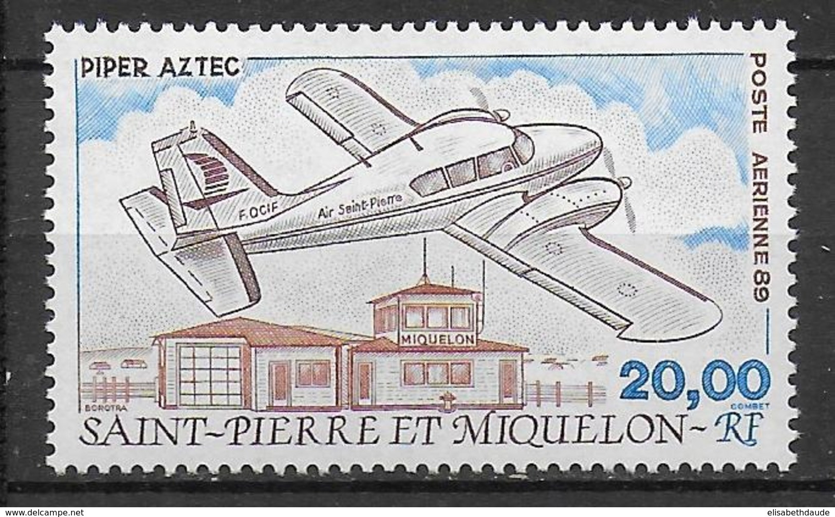 SPM - 1989 - LIVRAISON GRATUITE A PARTIR DE 5 EUR. D'ACHAT - AERIENS YVERT N°68 **  MNH - VENDU LARGEMENT SOUS FACIALE - Unused Stamps