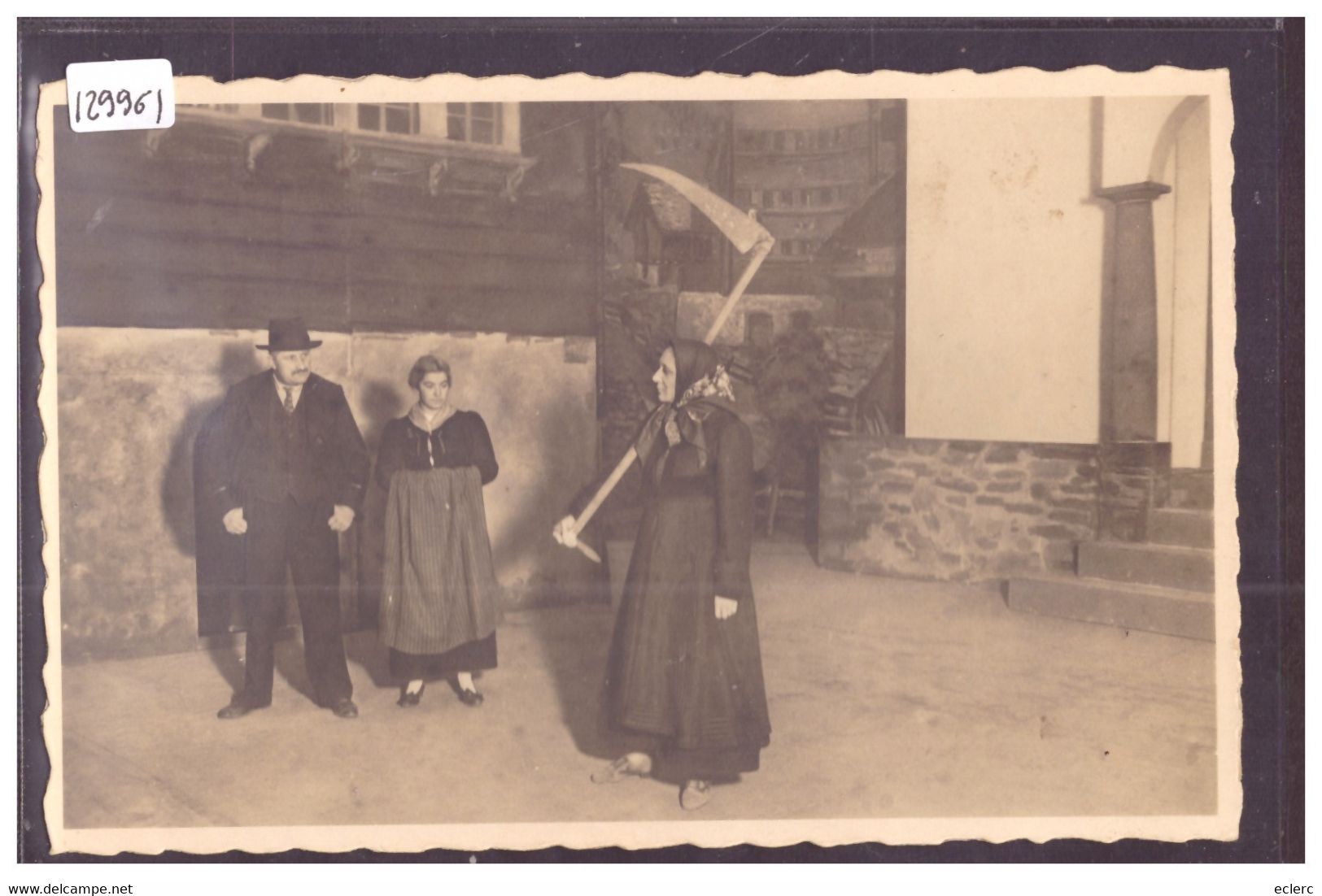 DISTRICT D'ORON - MEZIERES - THEATRE DU JORAT - LA SERVANTE D'EVOLENE 1937 - DE RENE MORAX - TB - Jorat-Mézières