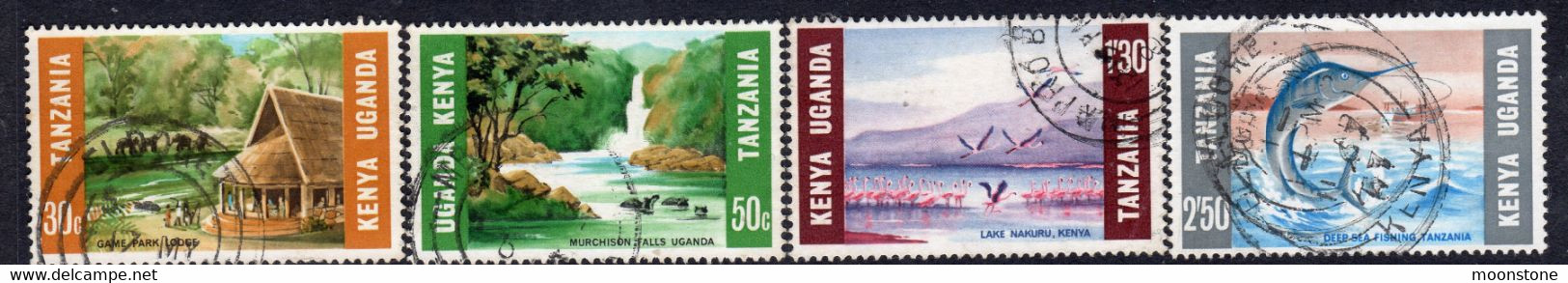 Kenya, Uganda & Tanzania 1966 Tourism Set Of 4, Used, SG 223/6 (BA2) - Kenya, Uganda & Tanzania