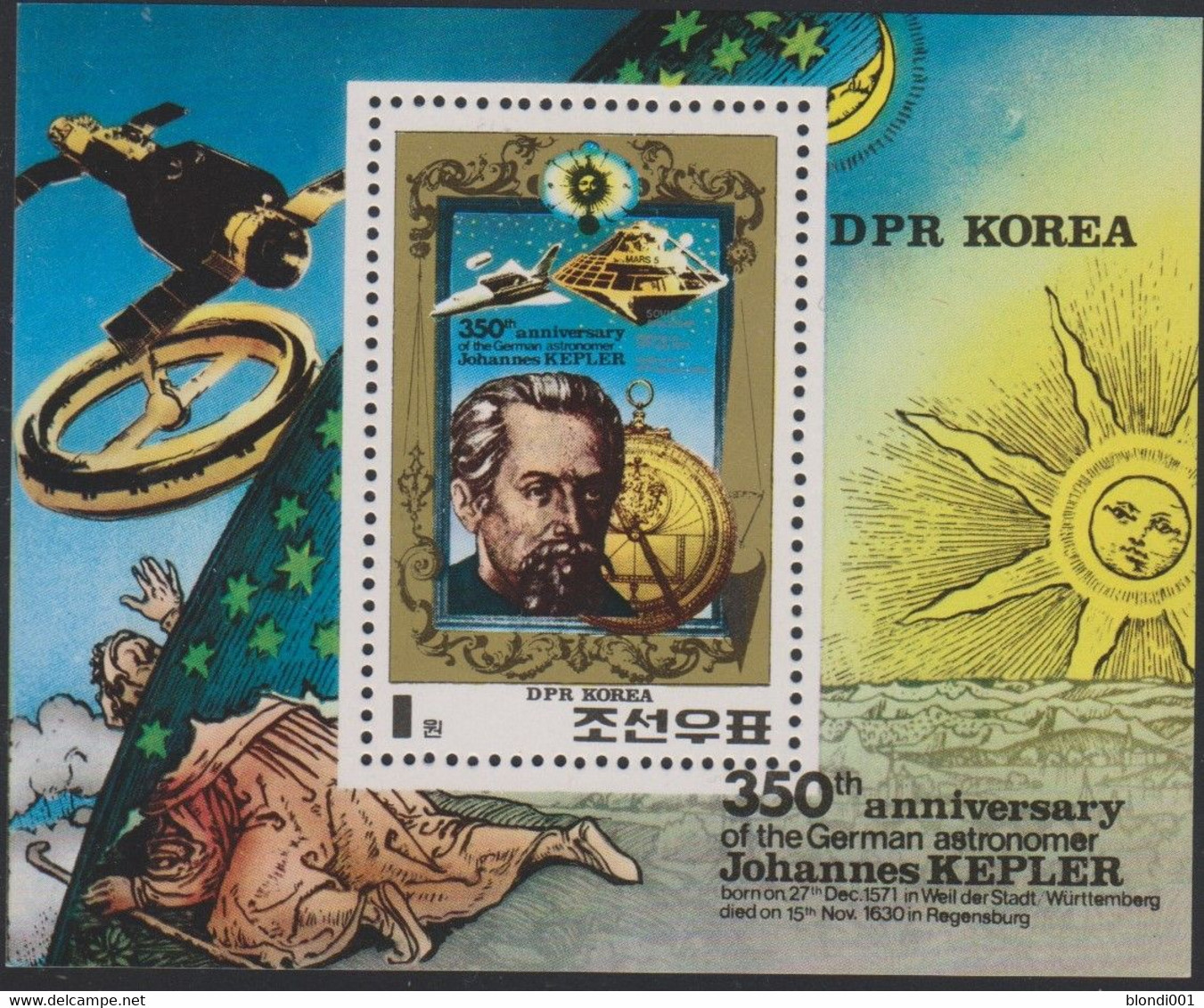 SPACE - Kepler - NORTH KOREA - S/S MNH - Collections