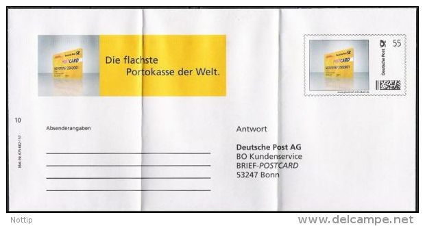 Plusbrief Individuell Ganzsache Dienstganzsache Deutsche Post EAI A2 /01 Postcard Antwort BONN Ungelaufen - Private Covers - Mint