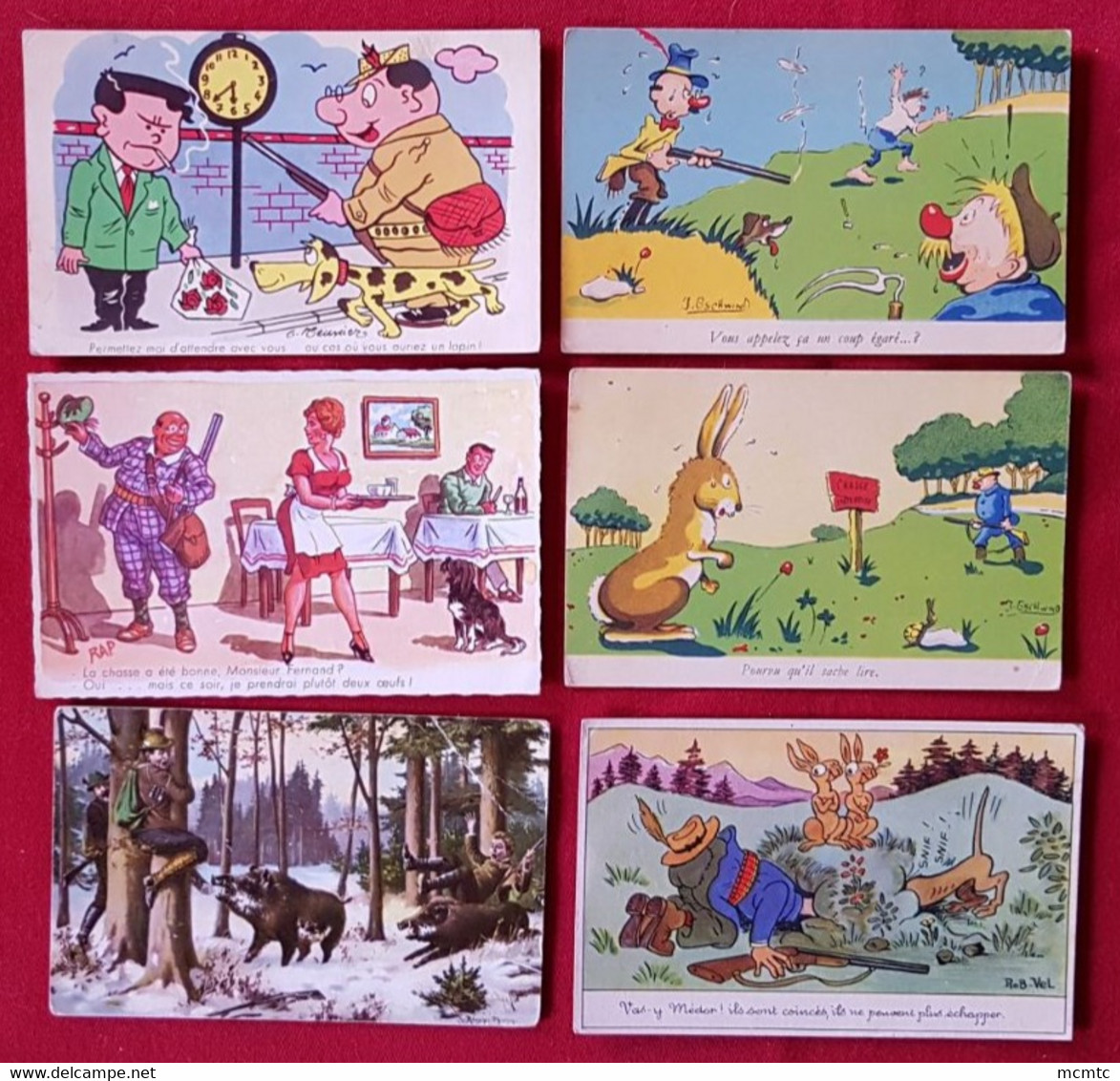 15 Cartes -  Chasse , Chasseur , Chasseurs - Hunting