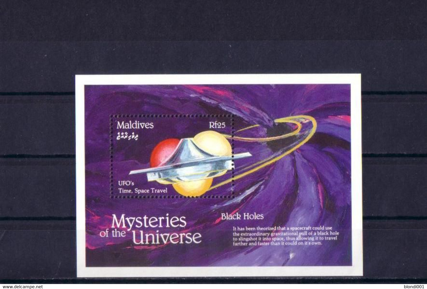 SPACE - Black Holes - MALDIVES - S/S MNH - Sammlungen