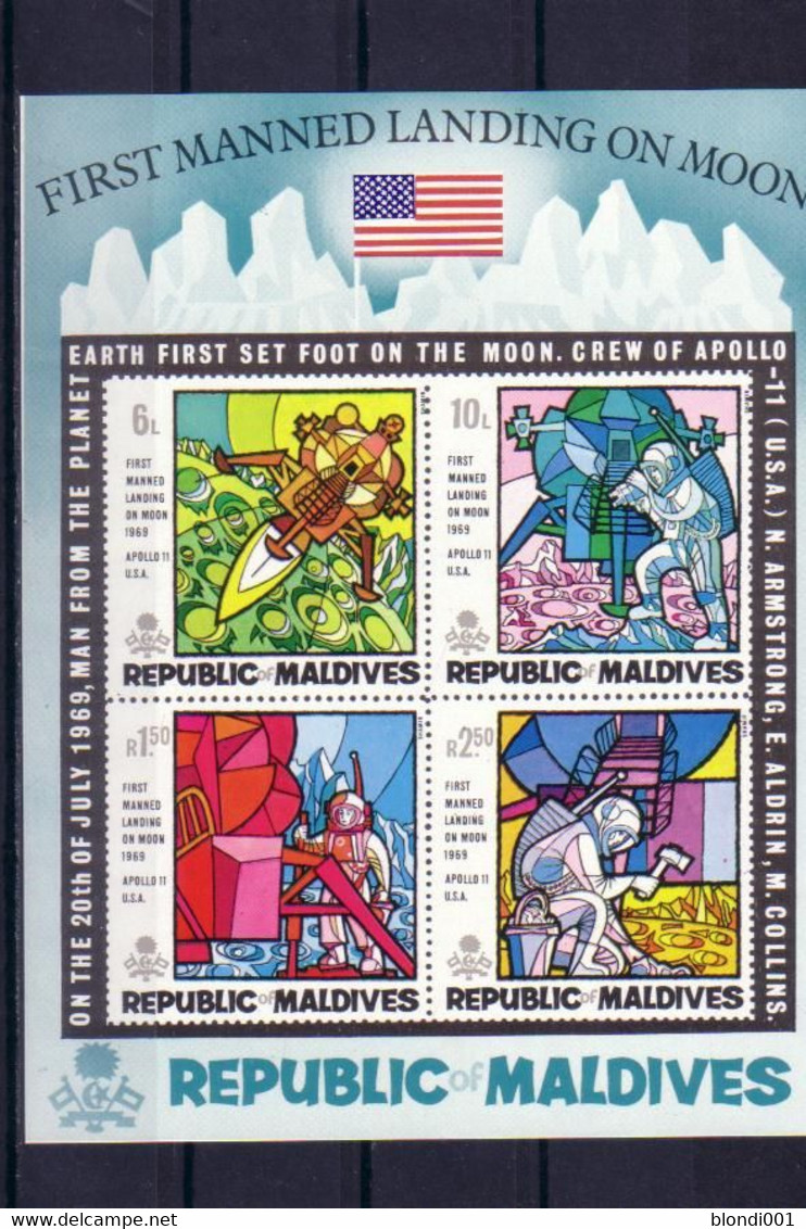 SPACE - MALDIVES - S/S Imp. MNH - Collezioni