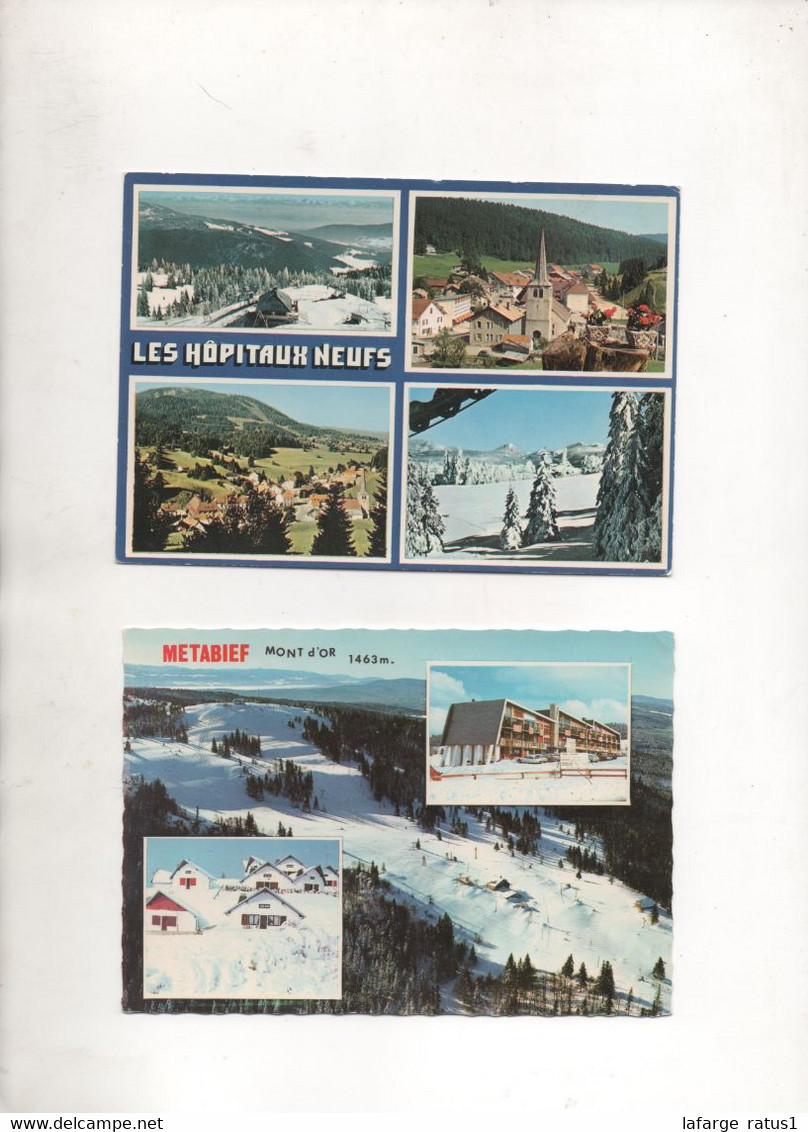 21 Carte Departement 25 - 5 - 99 Postcards