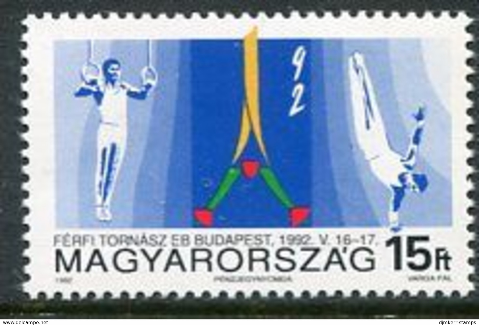 HUNGARY 1992 Gymnastics Championship MNH / **.  Michel 4200 - Unused Stamps