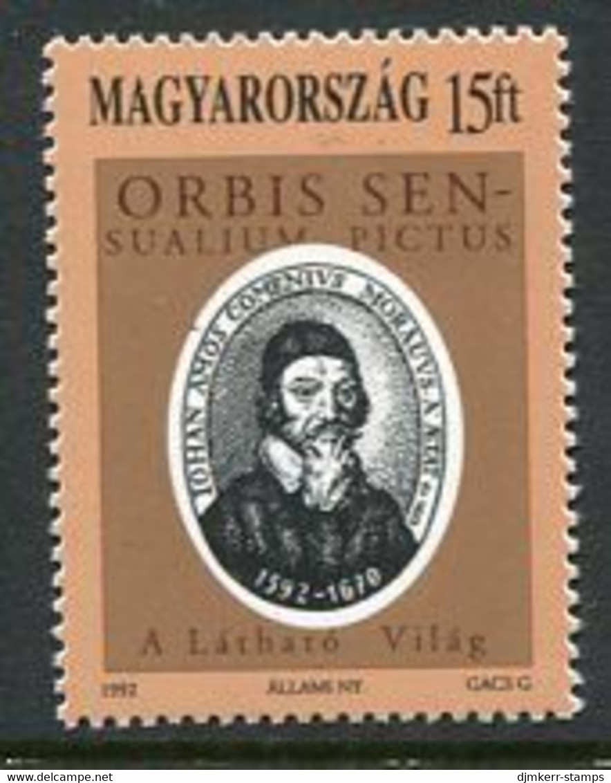 HUNGARY 1992 Komensky (Comenius) Quatercentenary MNH / **.  Michel 4188 - Neufs