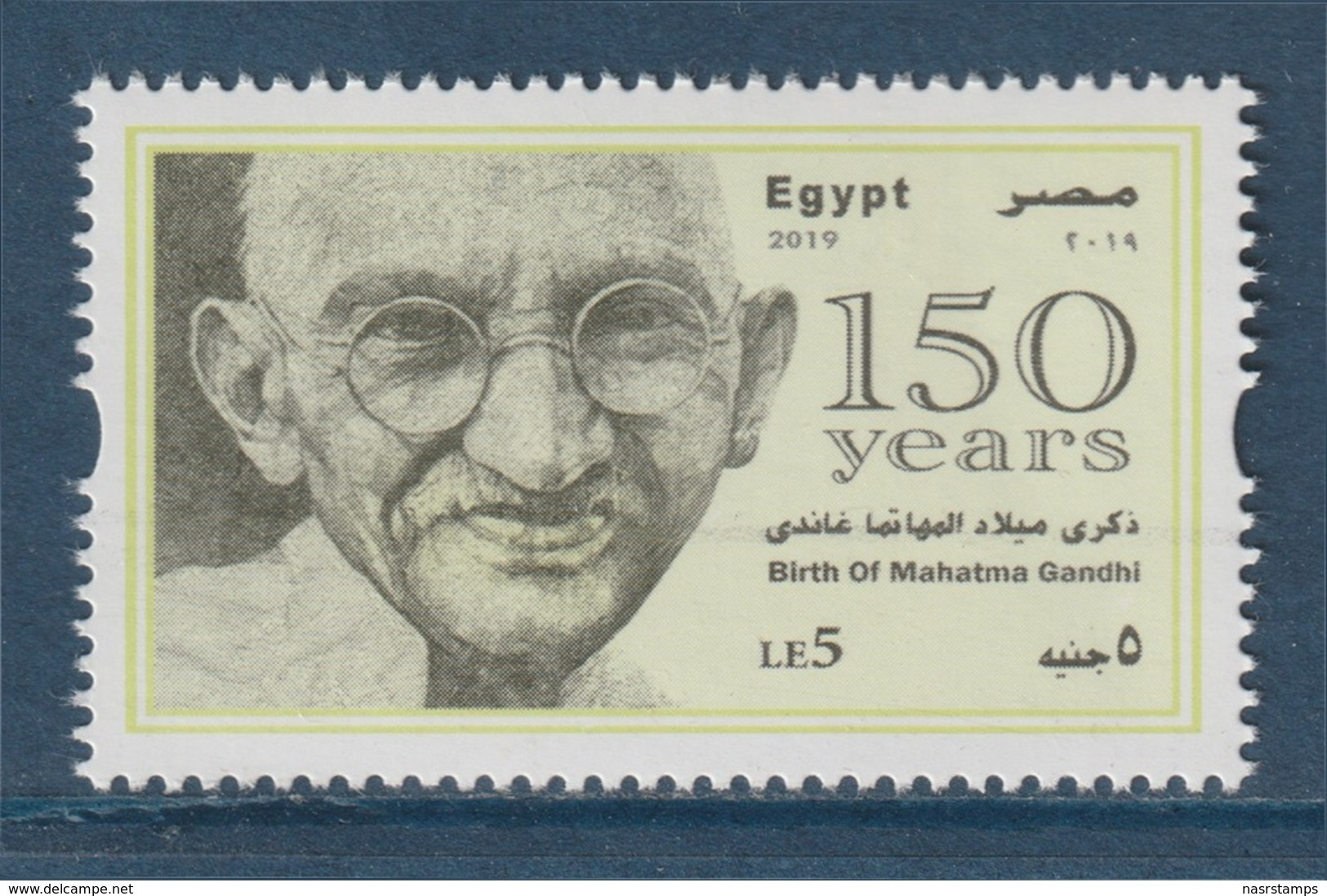 Egypt - 2019 - ( 150th Annie., Birth Of Mahatma Gandhi ) - MNH** - Nuevos