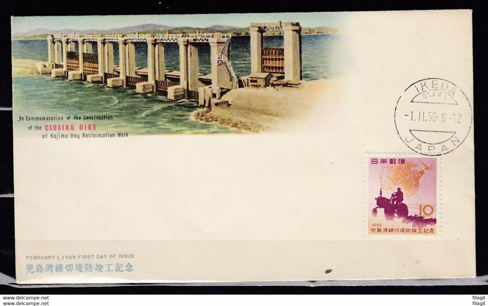 Brief Van Ikeda Osaka Japan - Storia Postale