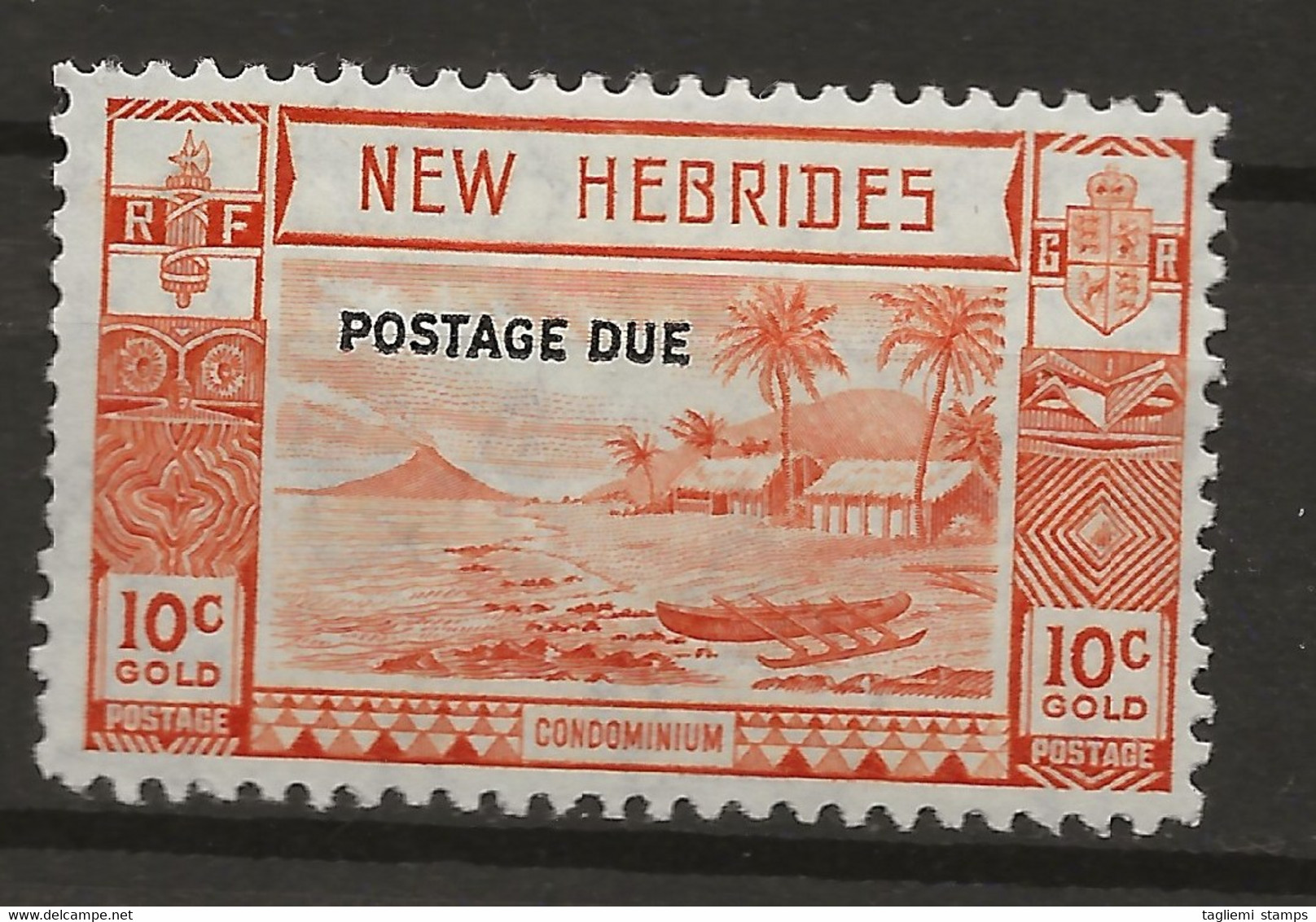 New Hebrides, 1938, Postage Due, D  7, Mint Hinged - Unused Stamps