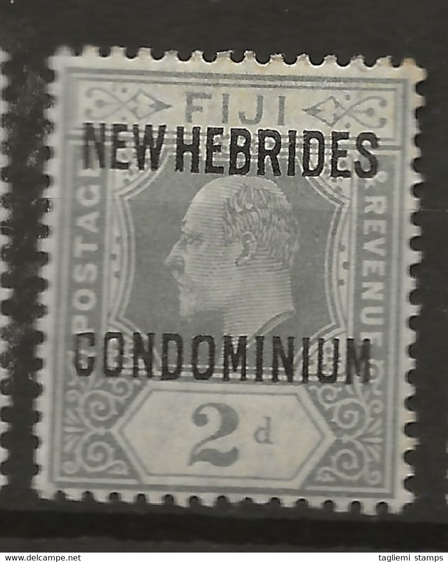 New Hebrides, 1908, SG  12, Mint Hinged - Neufs