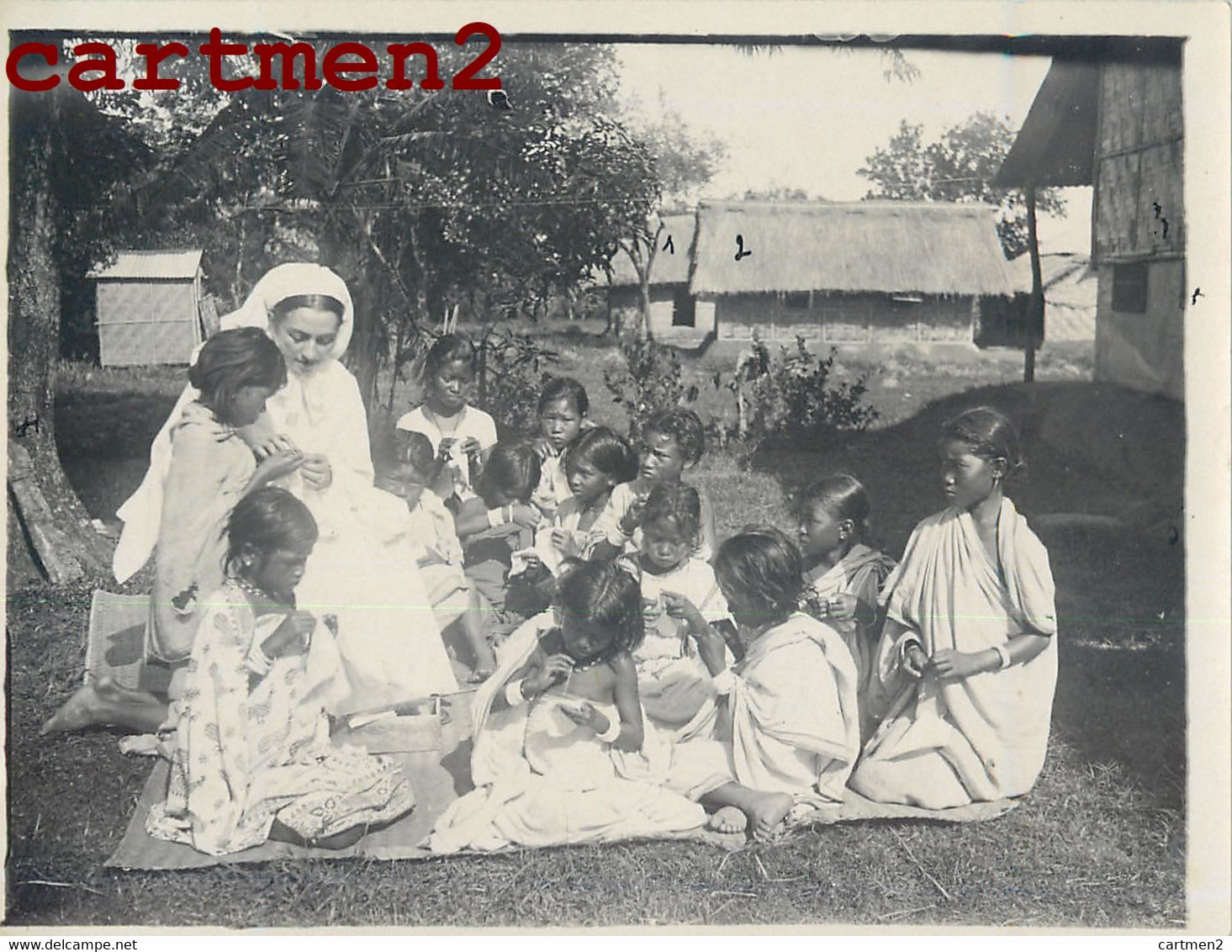 INDE INDIA 12 OLD PHOTOGRAPHIES MYMENSINGH BHALUKAPARA BANGLADESH MISSIONNAIRE SOEUR THERESE MARIE ETHNOLOGIE 1936