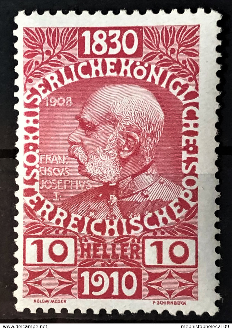 AUSTRIA 1910 - MLH - ANK 166 - 10h - Neufs