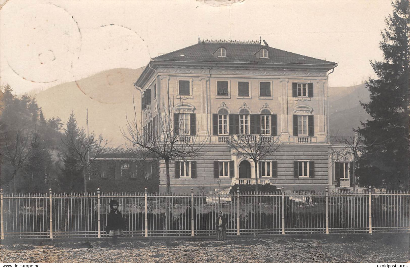Italia  - BORGO FORNARI,  Villa, Foto Cartolina,  1909 - Genova (Genoa)