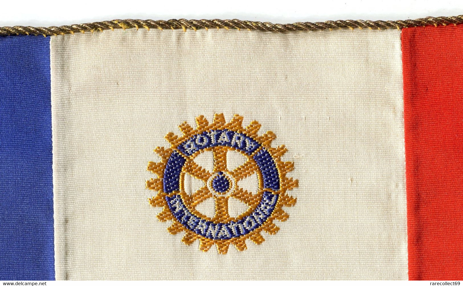 ROTARY International SAINT-ETIENNE 1926 Soie Tissée / Fil Or / TBE  Rare Fanion - Sonstige & Ohne Zuordnung