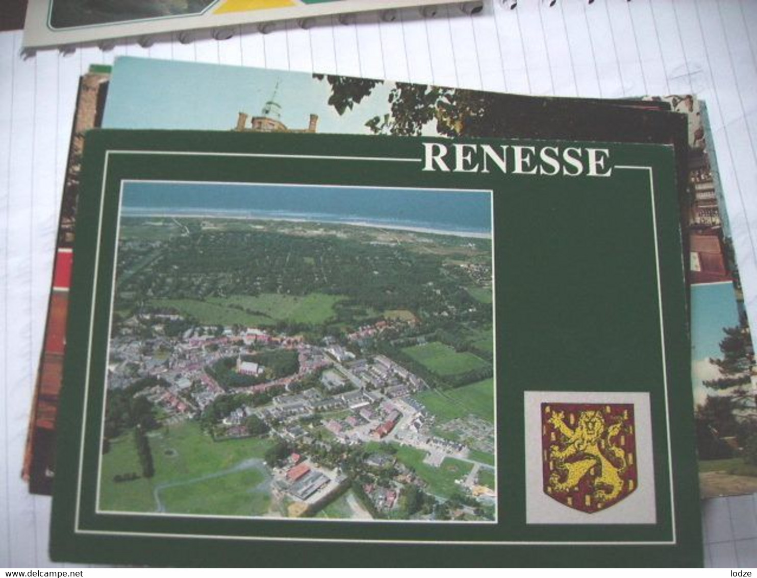 Nederland Holland Pays Bas Renesse Met Dorp En Leeuw - Renesse