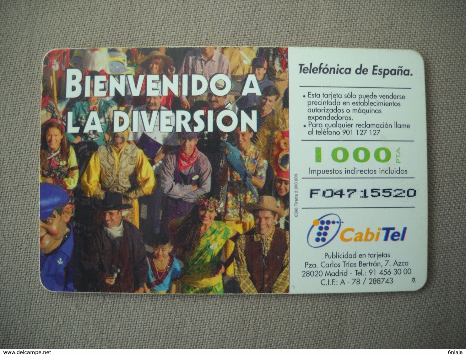 7049 Télécarte Collection PORT AVENTURA Costa Daurada   ( Recto Verso)  Carte Téléphonique - Publicidad