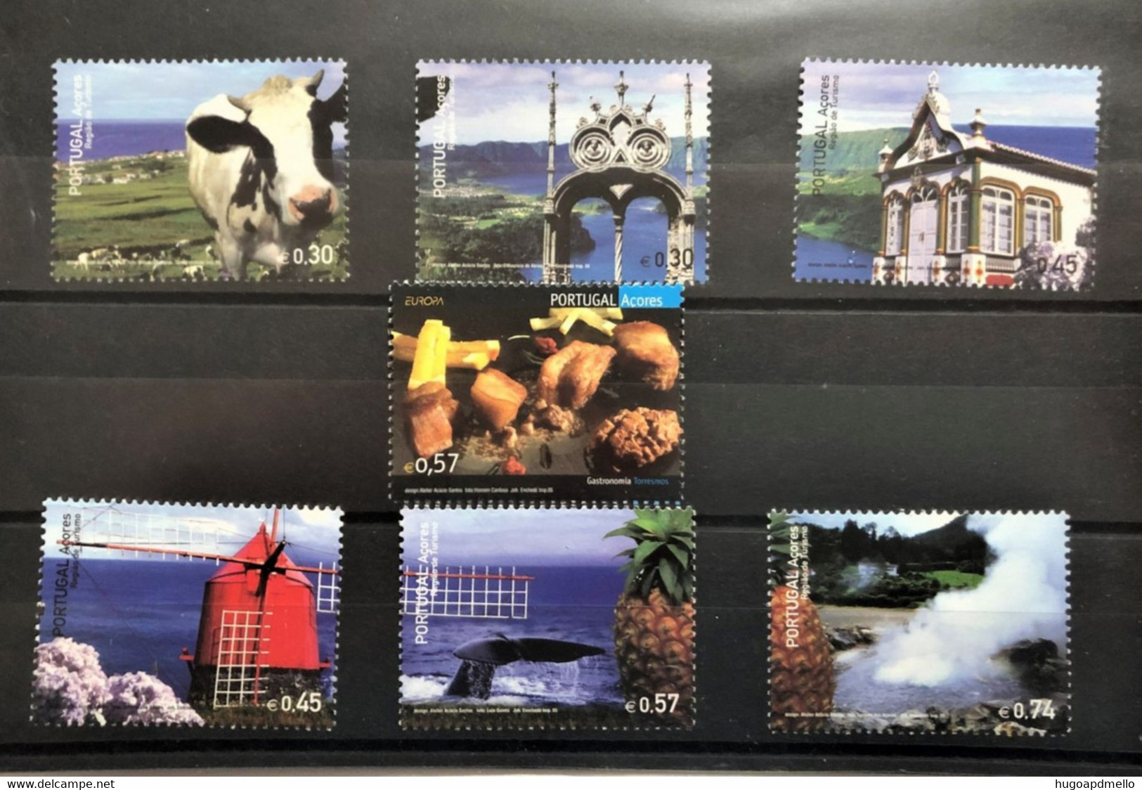 PORTUGAL, AZORES, « FULL YEAR », Mint Stamps Without Blocks, 2005 - Annate Complete