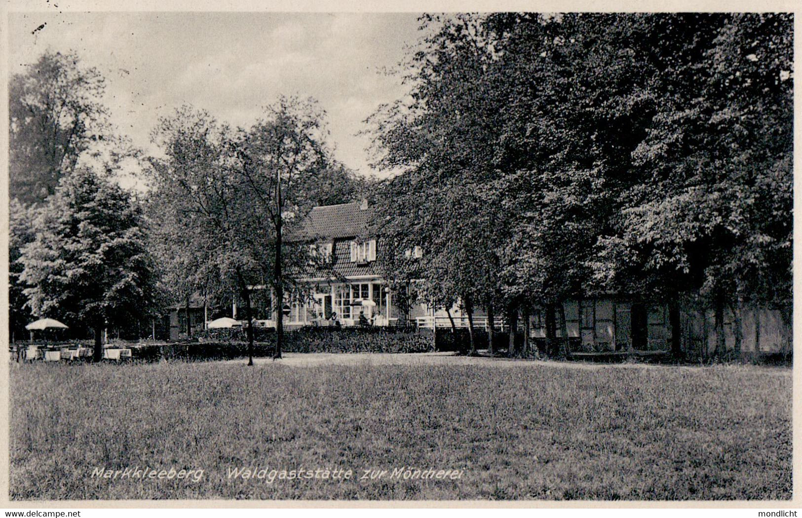 Markkleeberg, Waldgaststätte Zur Möncherei, 1936. - Markkleeberg