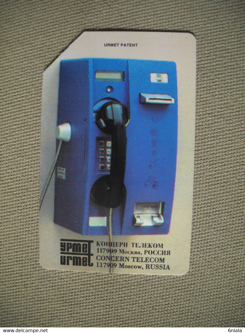 7066 Télécarte Collection TELEPHONE CABINE Carte Russe  ( Recto Verso)  Carte Téléphonique - Telephones