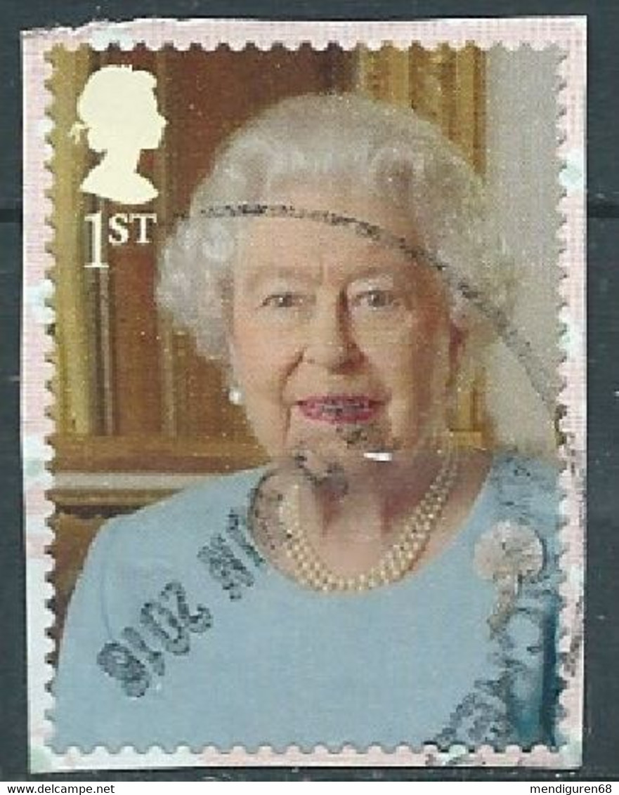 GROSSBRITANNIEN GRANDE BRETAGNE GB 2016 THE QUEEN S/A 1ST USED ON PAPER SG 3834 MI 3883 YT 4396 SC 3503B - Gebruikt