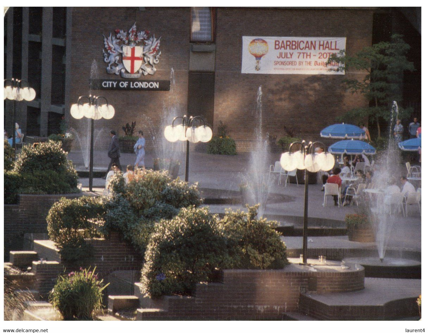 (NN 2) UK - City Of London Barbican Hall (with Stamp) Posted 1994 To Australia - Autres & Non Classés