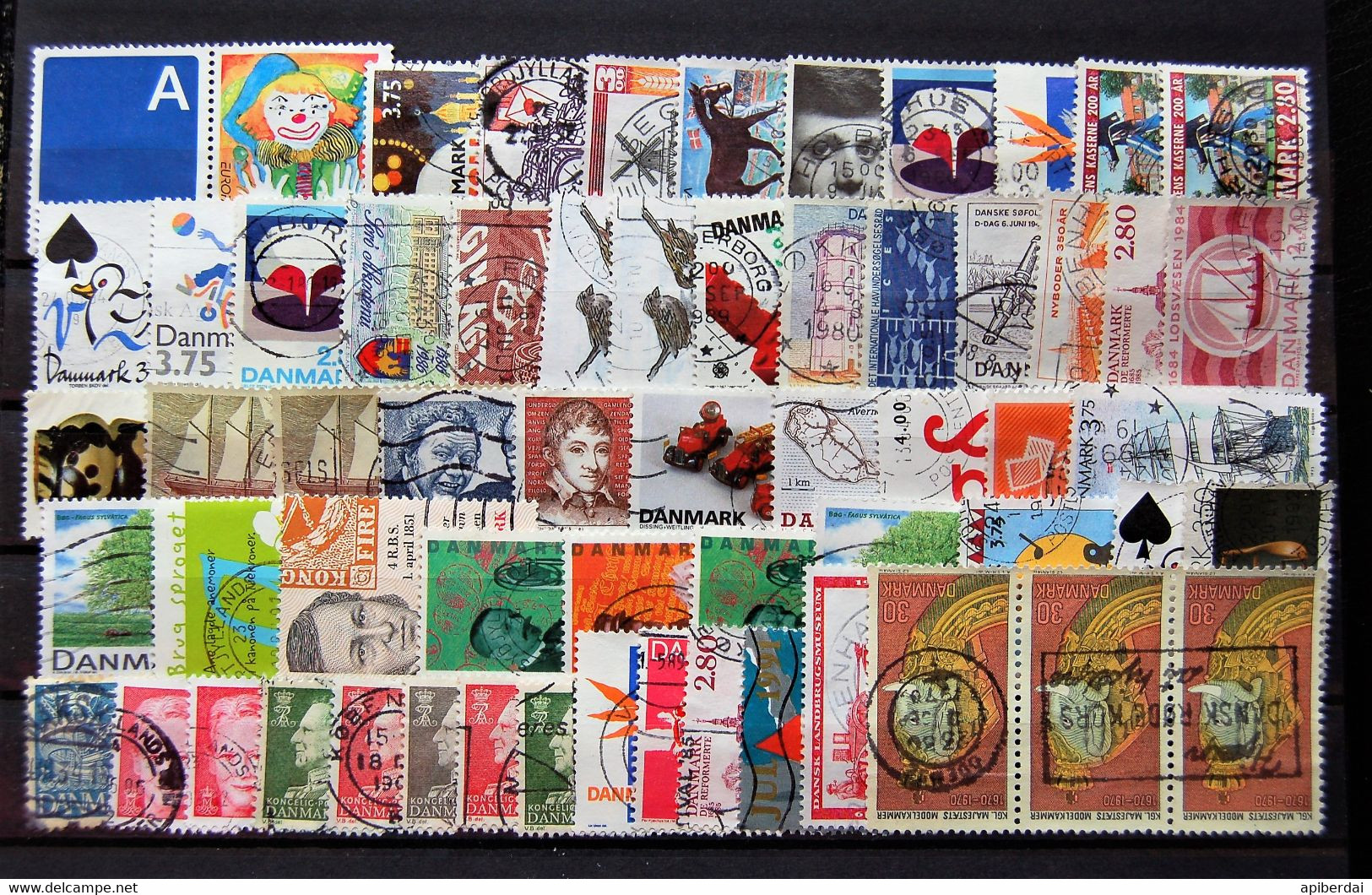 Danmark Danemark - Small Batch Of 60 Stamps Used - Collezioni