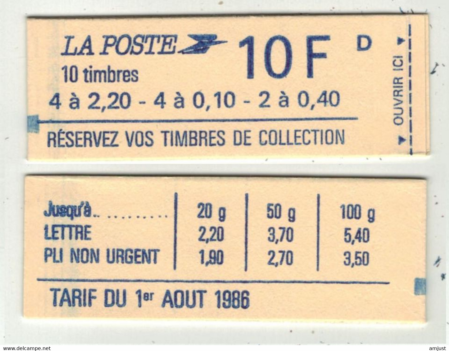 France // Carnet De Timbres // Liberté De Delacroix,  No. Y&T 1501 (neuf ,non Ouvert) - Andere & Zonder Classificatie