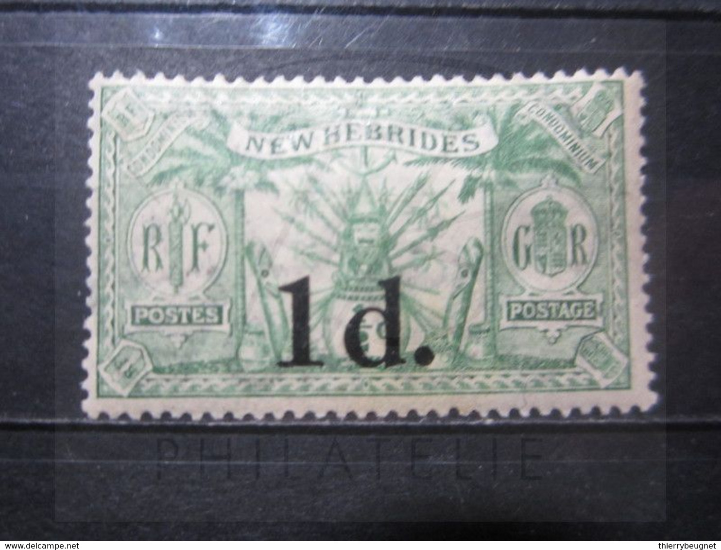 VEND BEAU TIMBRE DES NOUVELLES-HEBRIDES N° 77 , X !!! - Unused Stamps