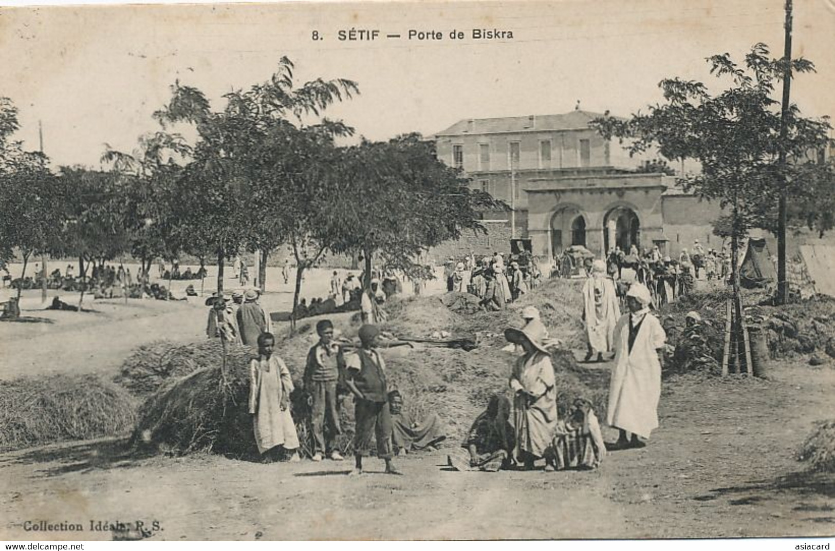 Setif Porte De Biskra  Belle Animation Arabe - Sétif