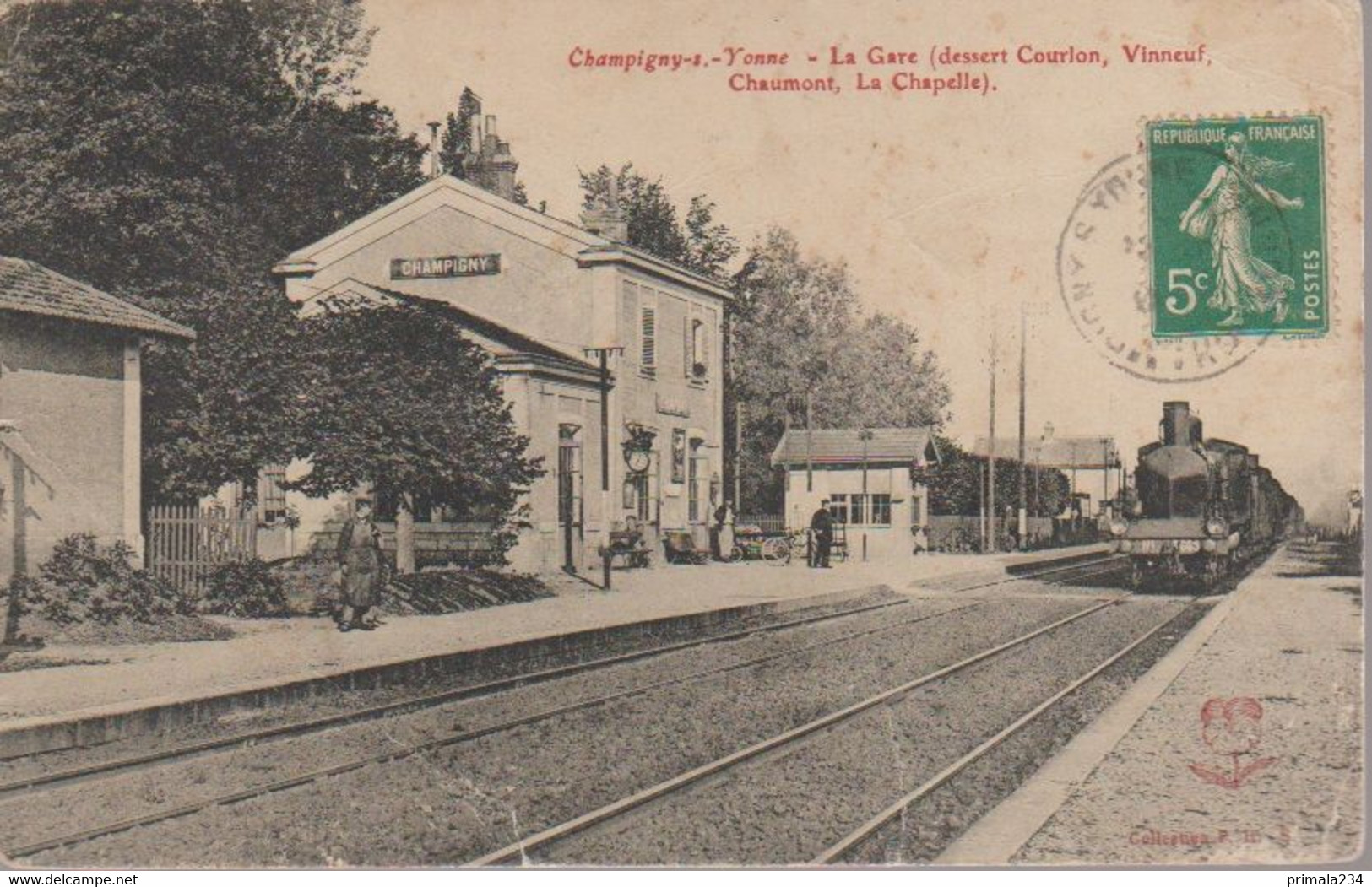 CHAMPIGNY 89- LA GARE - Champigny