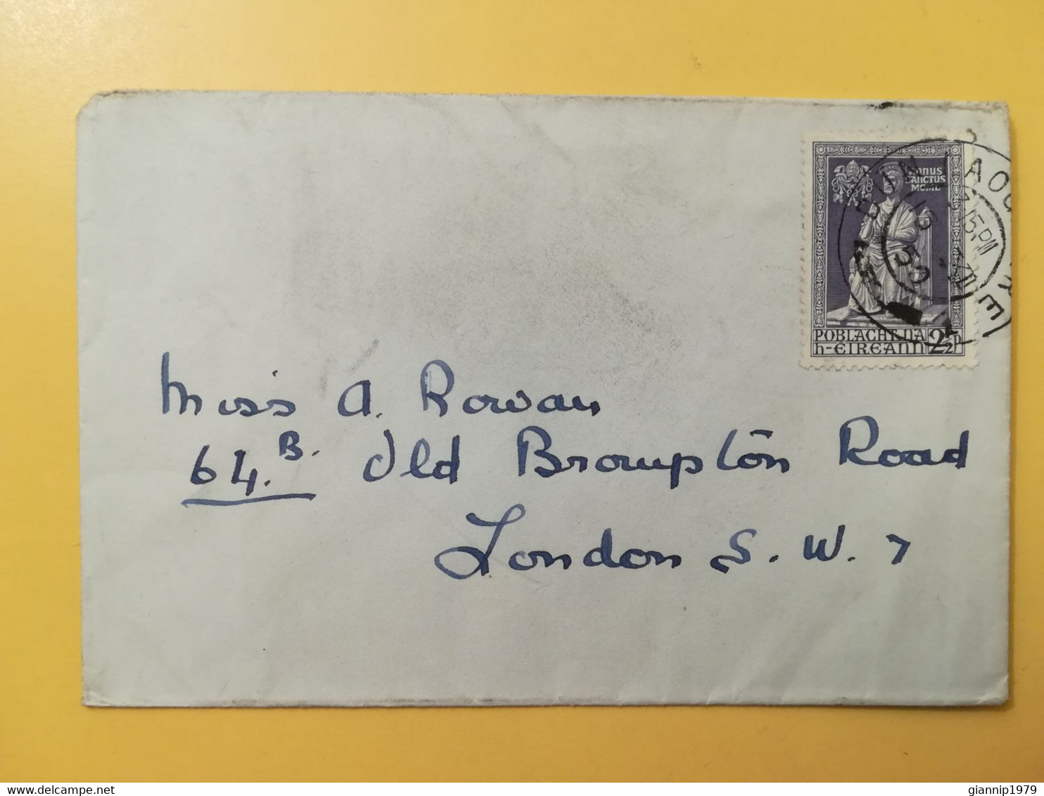 1950 BUSTA IRLANDA EIRE IRLAND BOLLO THE HOLY YEAR OBLITERE' - Briefe U. Dokumente