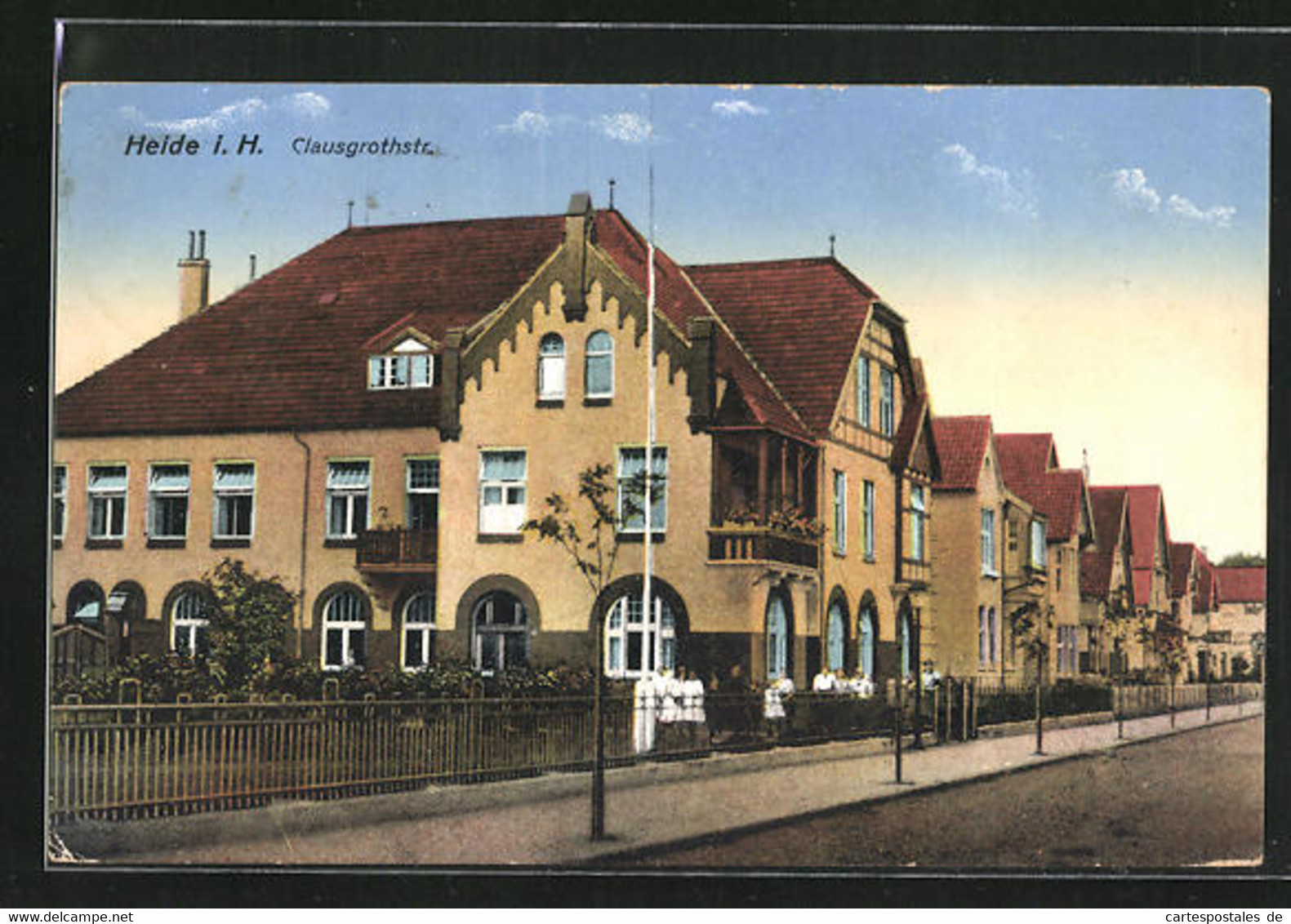 AK Heide I. H., Gebäudeansicht In Der Clausgrothstrasse - Heide