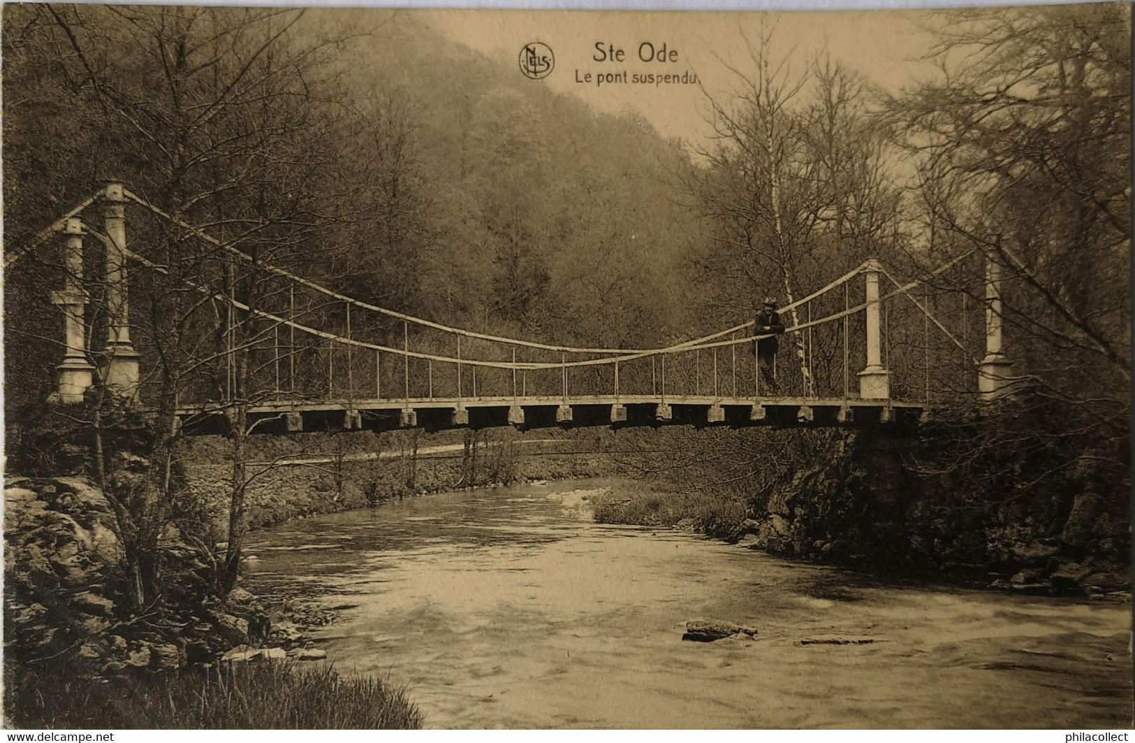 Ste. Ode (Sainte Ode) Le Pont Suspendu 19?? - Sainte-Ode