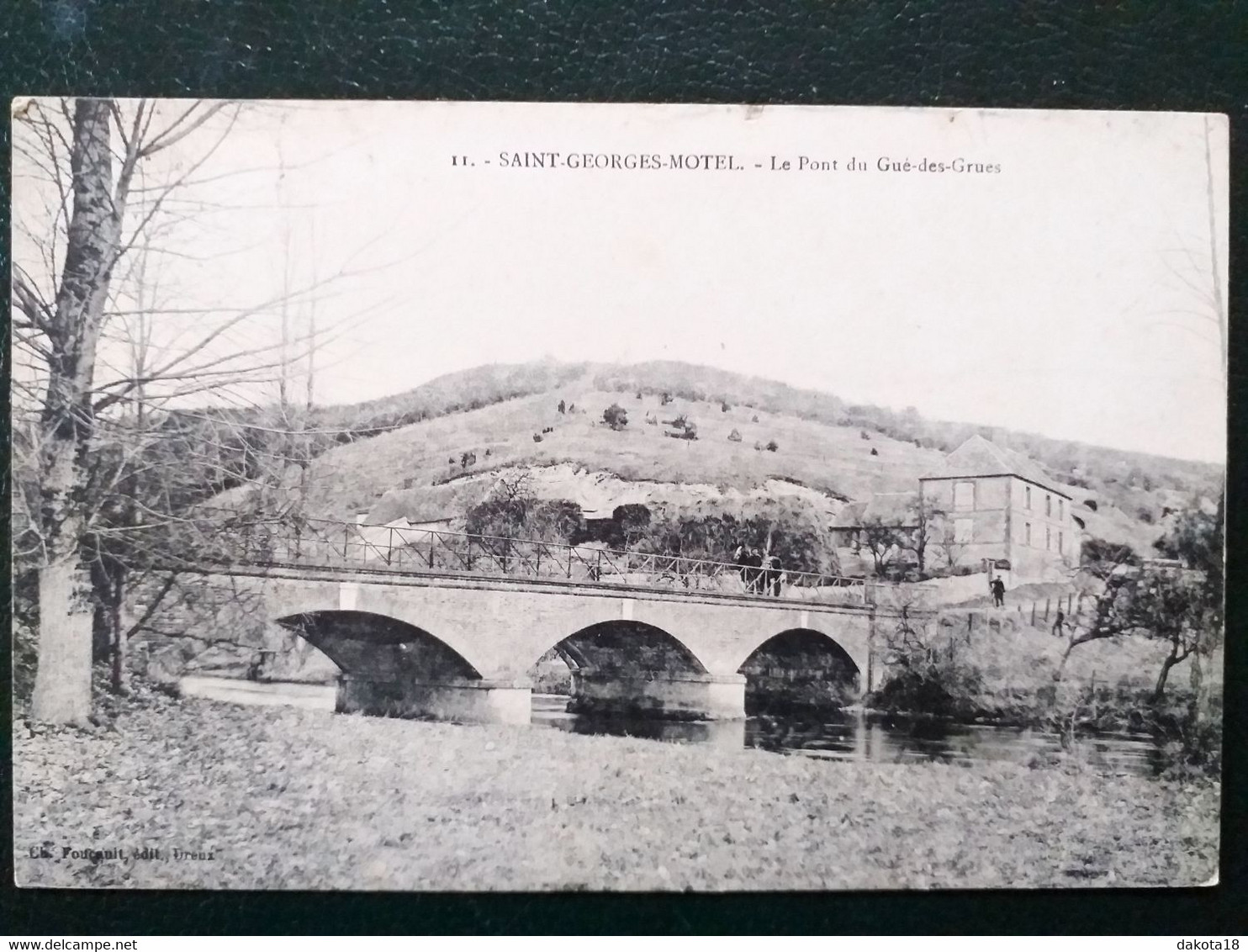 27   ,saint Georges Motel ,le Pont Du Gué Des Grues ,vue Générale En 1915 - Saint-Georges-Motel