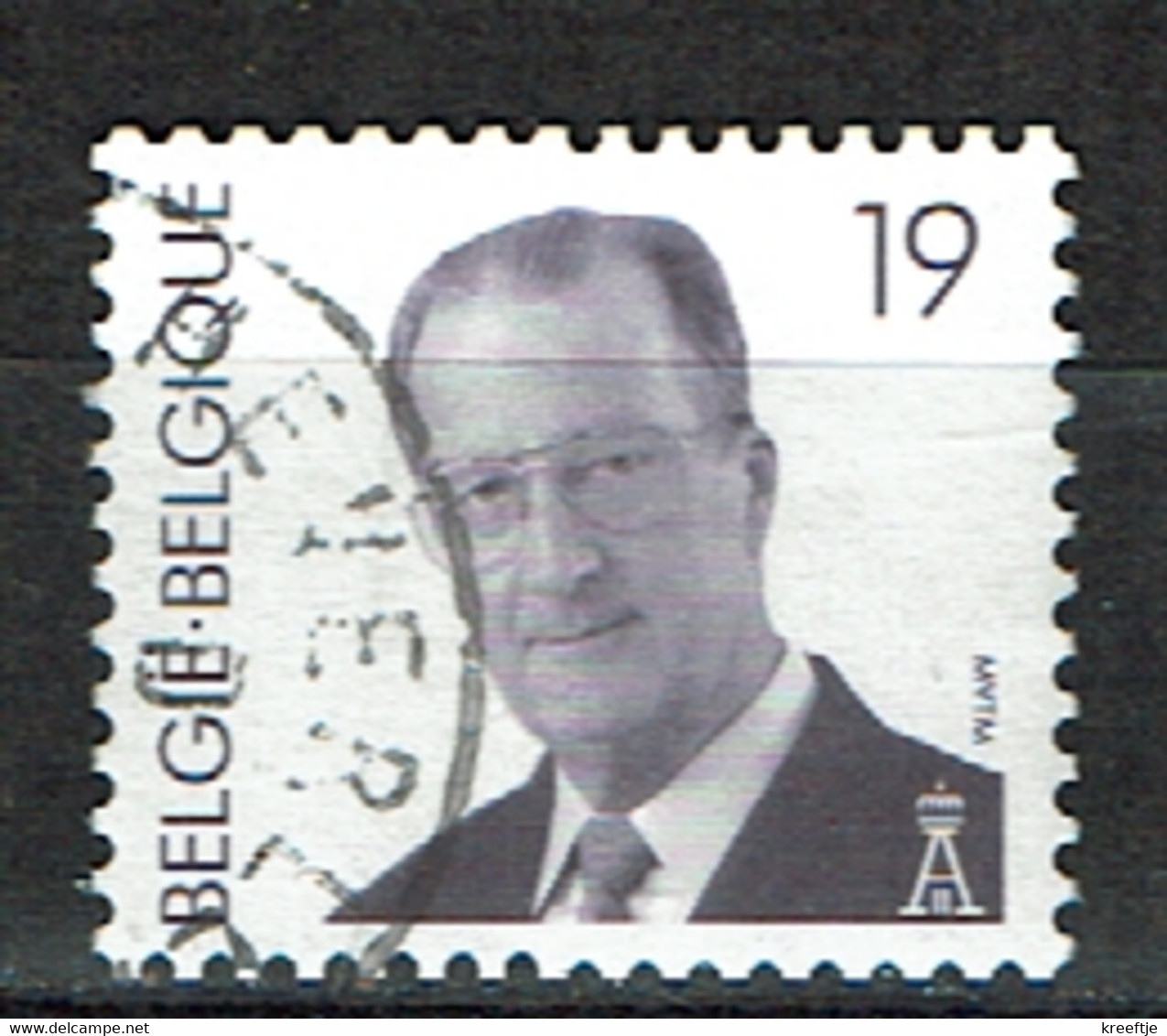 19F Rolzegel Koning Albert II 1998 (OBP 2779 ) - Used Stamps