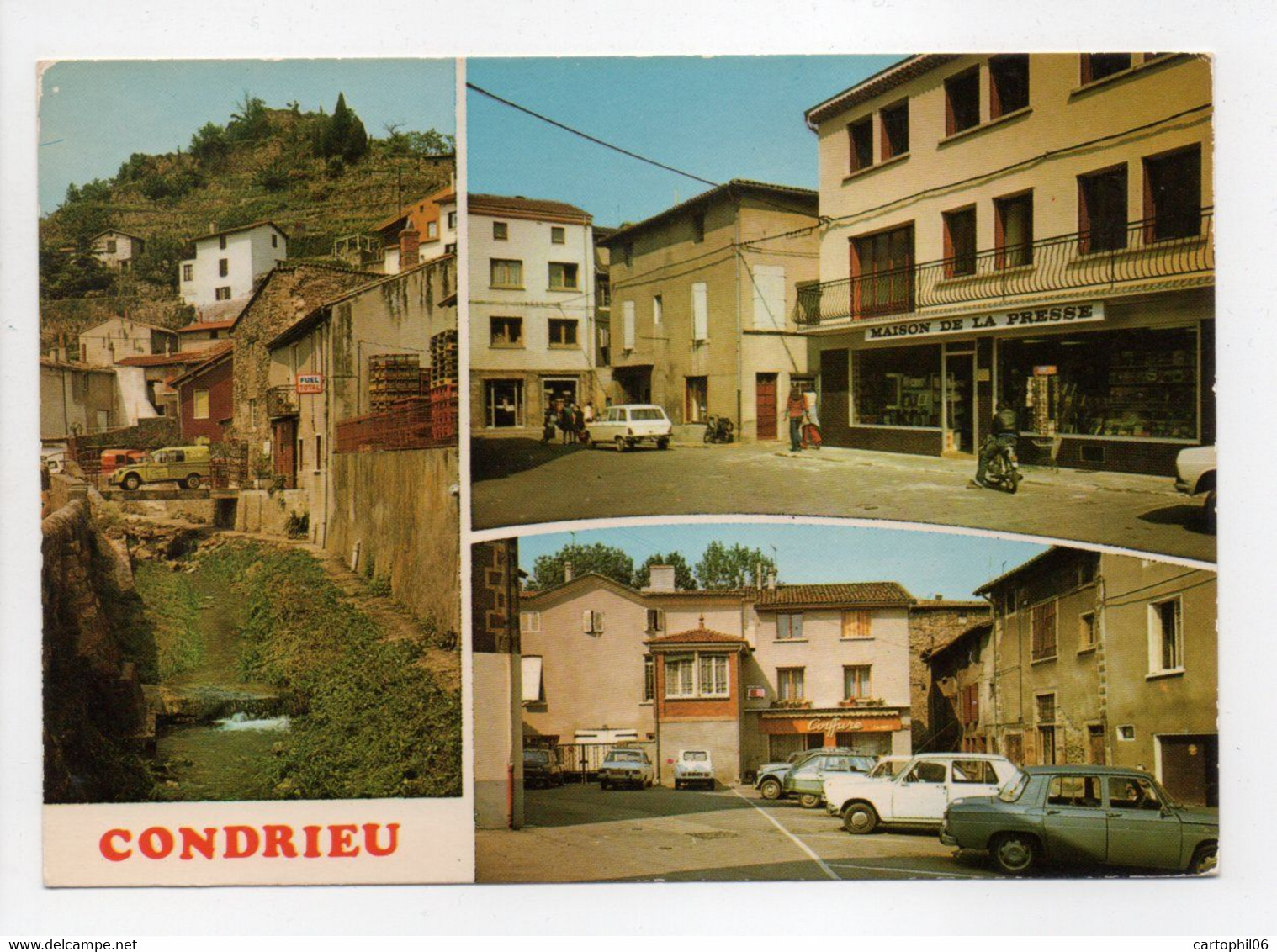 - CPM CONDRIEU (69) - MAISON DE LA PRESSE - Editions CELLARD 37780 - - Condrieu