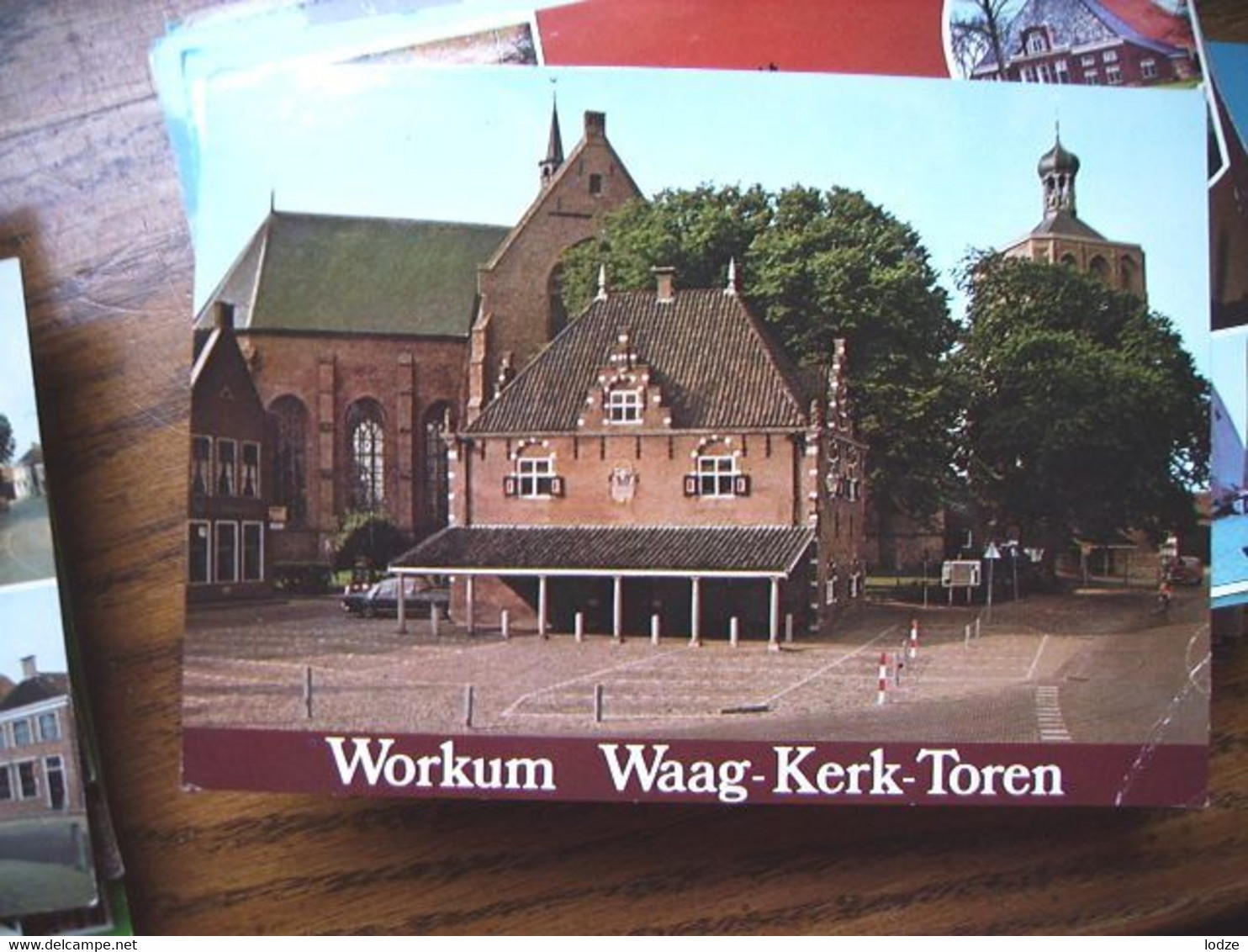 Nederland Holland Pays Bas Workum Met Toren, Kerk En Waag - Workum
