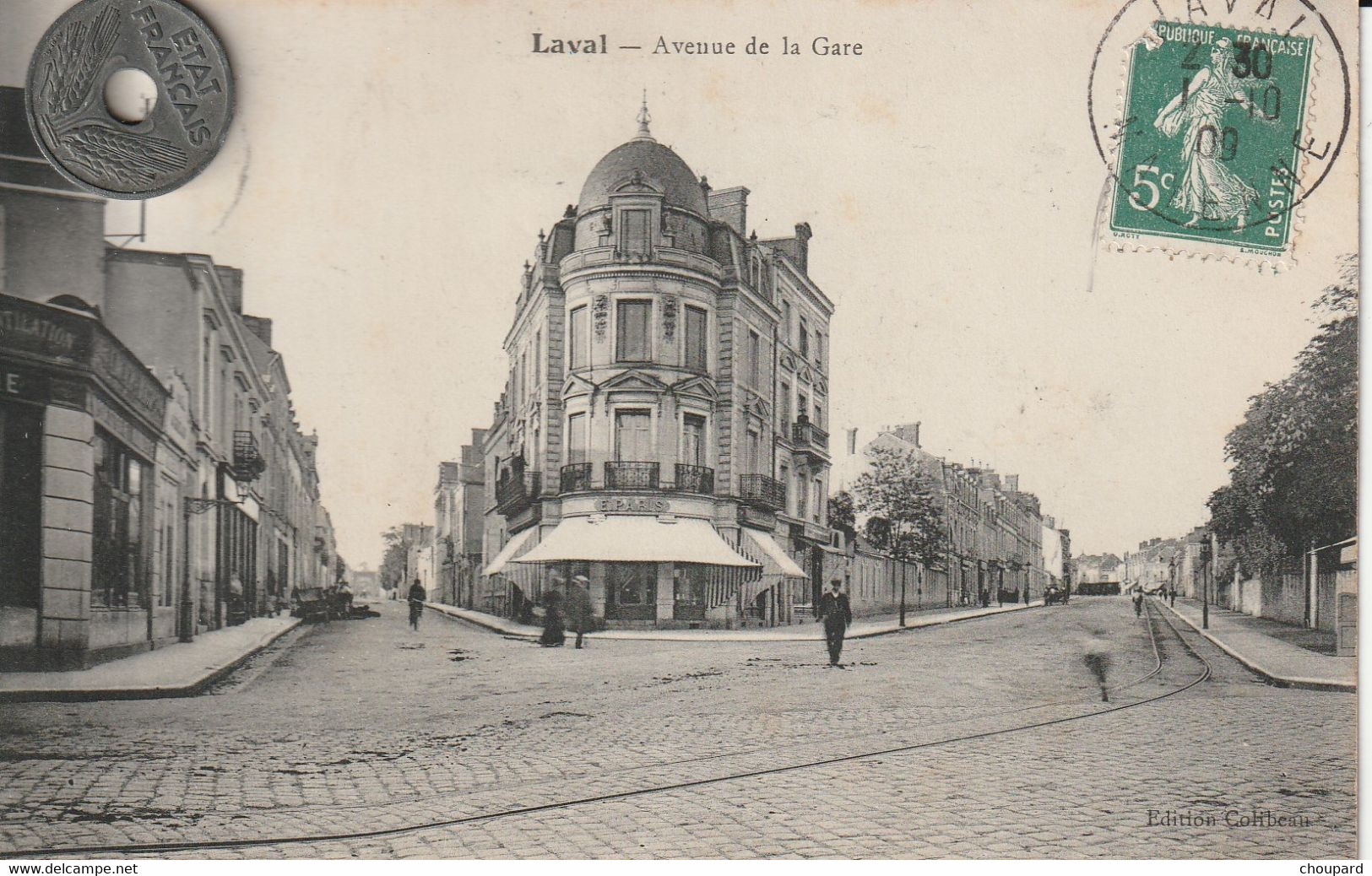 53 -  Carte Postale Ancienne De   LAVAL   Avenue De La Gare - Laval