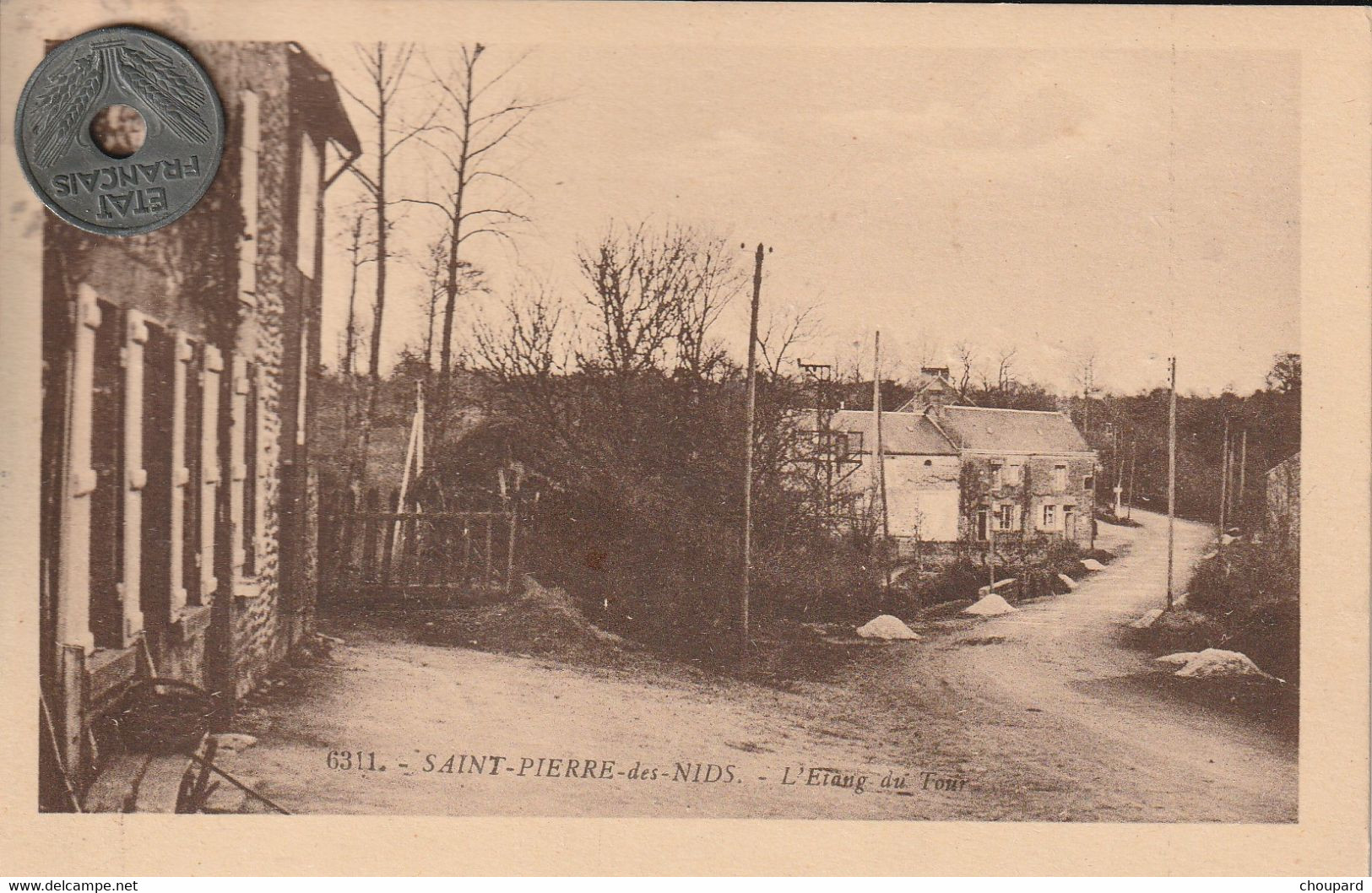 53 -  Carte Postale Ancienne De  Saint Pierre Des Nids    L'Etang Du Four - Autres & Non Classés