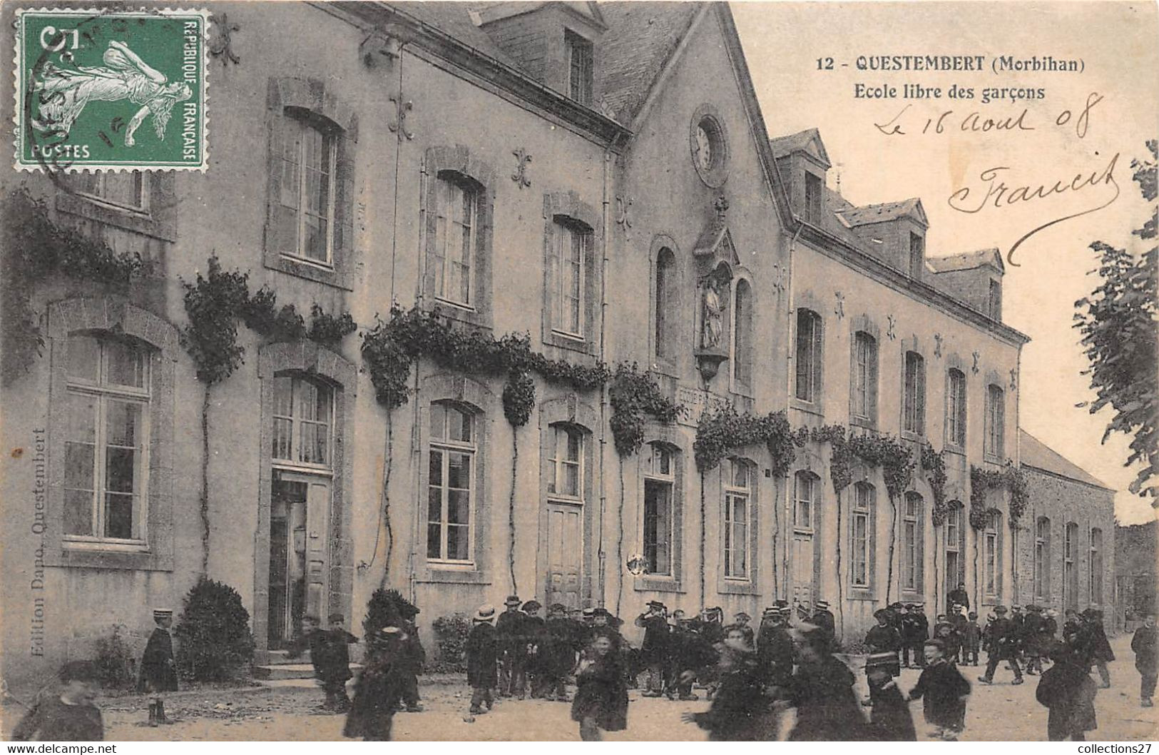 56-QUESTEMBERT- ECOLE LIBRE DES GARCONS - Questembert