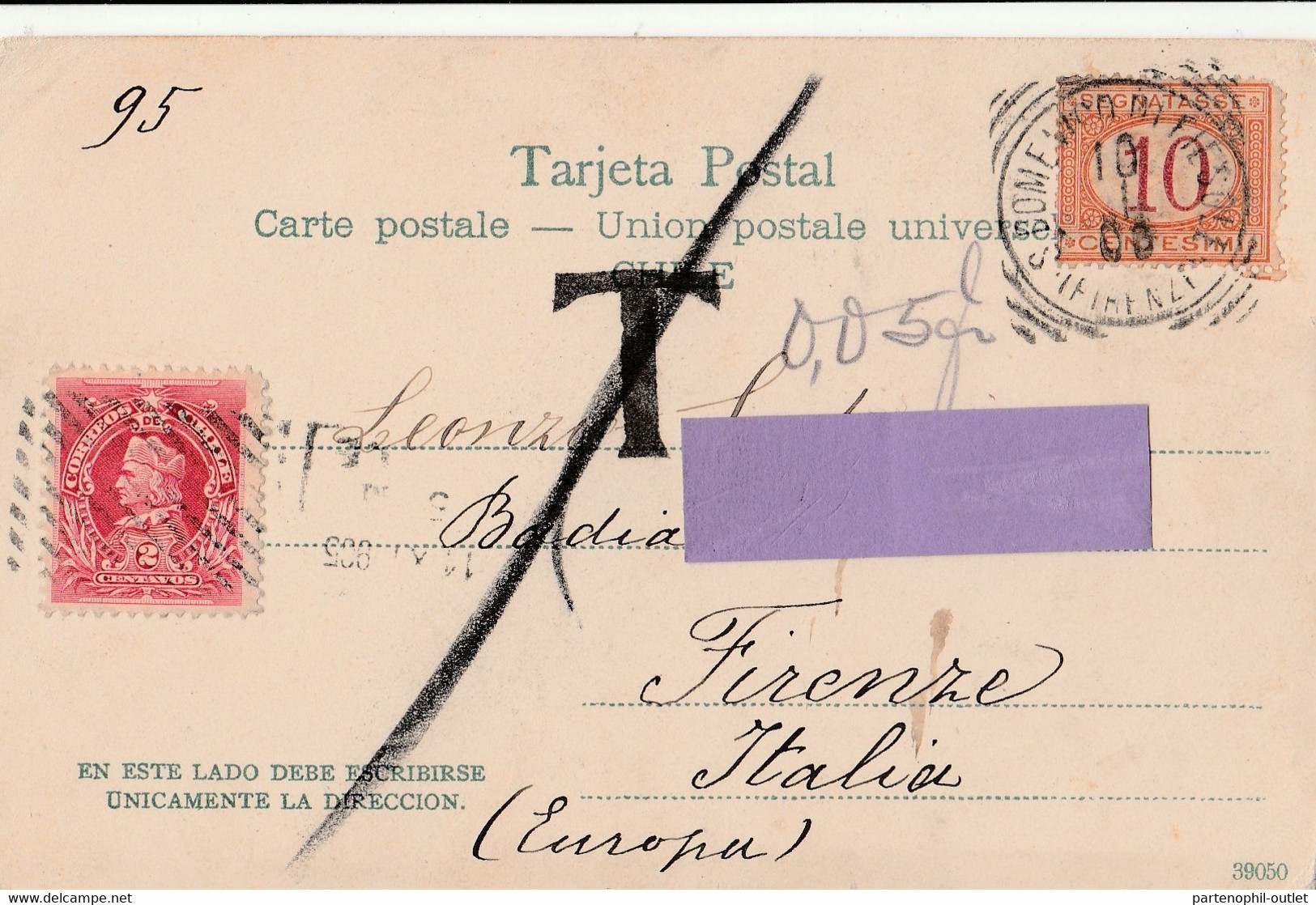 Cartolina - Postcard /  Viaggiata - Sent /  Cile - Santiago, Parque Cousino. - Cile