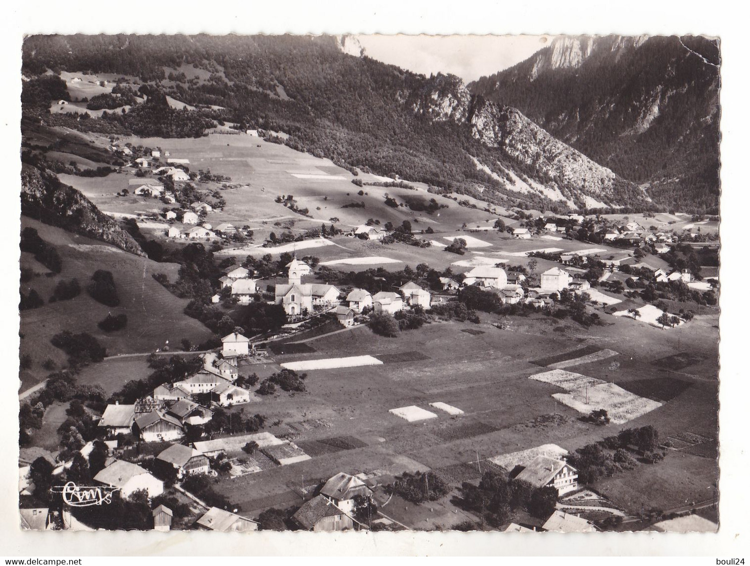 VACHERESSE  EN HAUTE  SAVOIE  VUE PANORAMIQUE  AERIENNE  VOIR VERSO  CARTE  CIRCULEE - Vacheresse