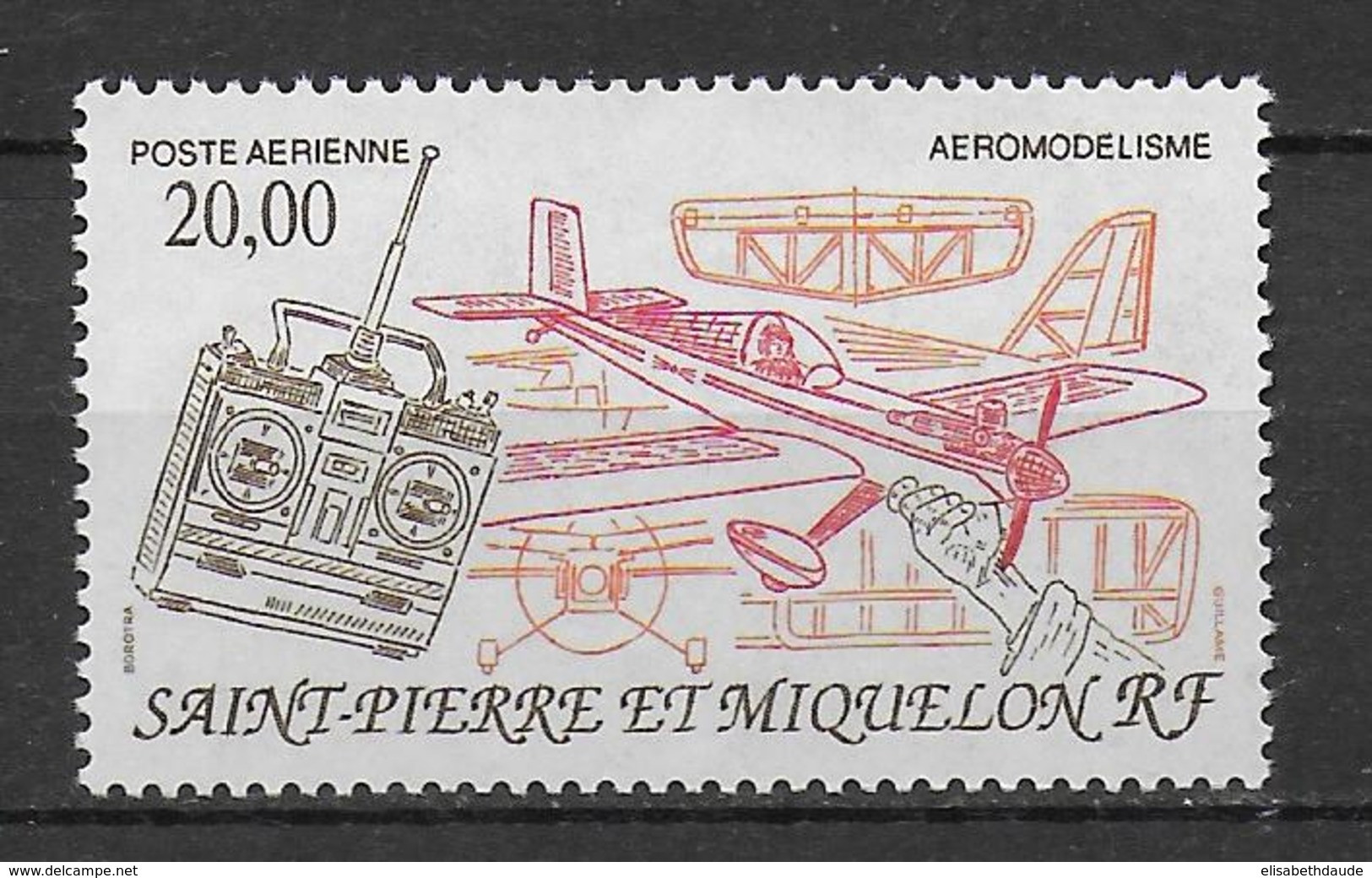 SPM - 1992 - LIVRAISON GRATUITE A PARTIR DE 5 EUR D'ACHAT - AERIEN YVERT N°71 ** MNH - VENDU LARGEMENT SOUS FACIALE - Neufs