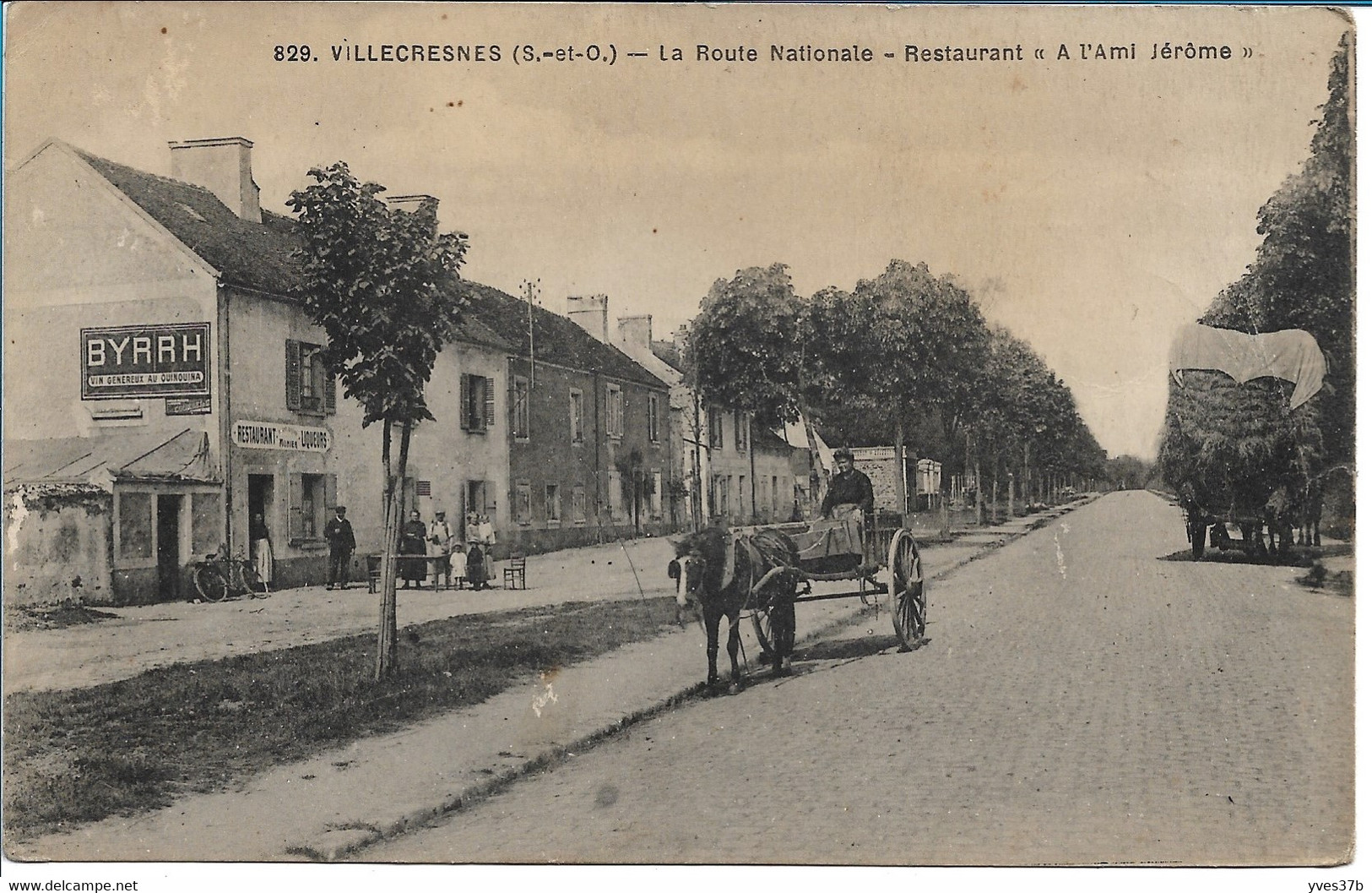 VILLECRESNES - La Route Nationale - Restaurant "A L'Ami Jérôme" - Villecresnes